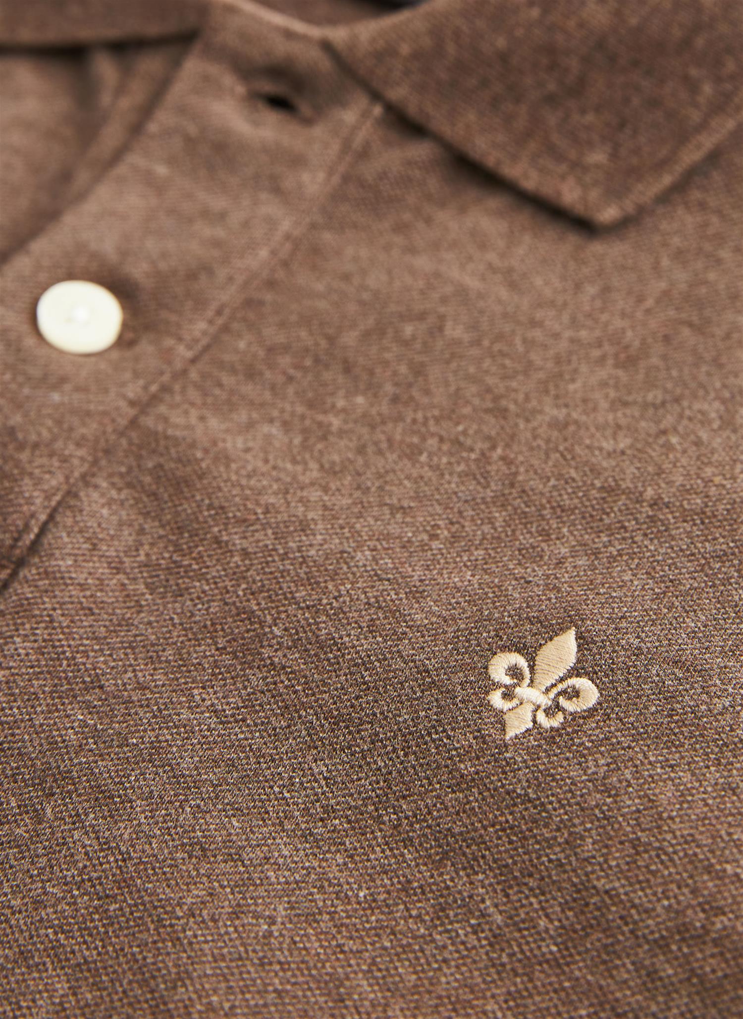 Camden LS Polo Brown