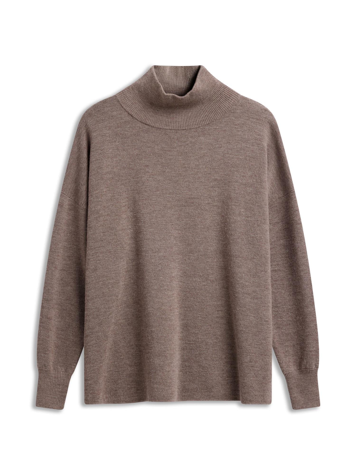 Fernanda Merino Sweater Ligh Brown Mel