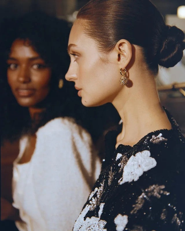 Snowball Earrings Gold