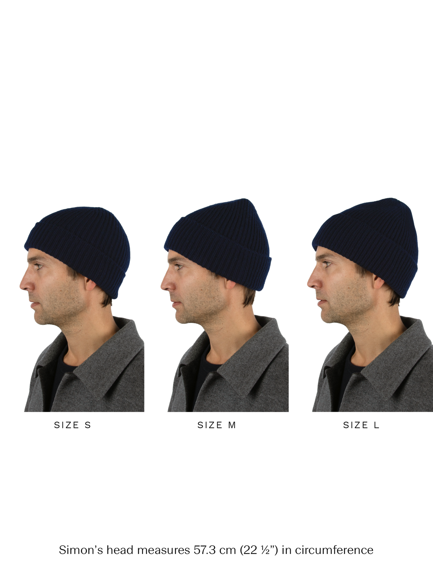 Beanie Cashmere Wool Dusk Navy