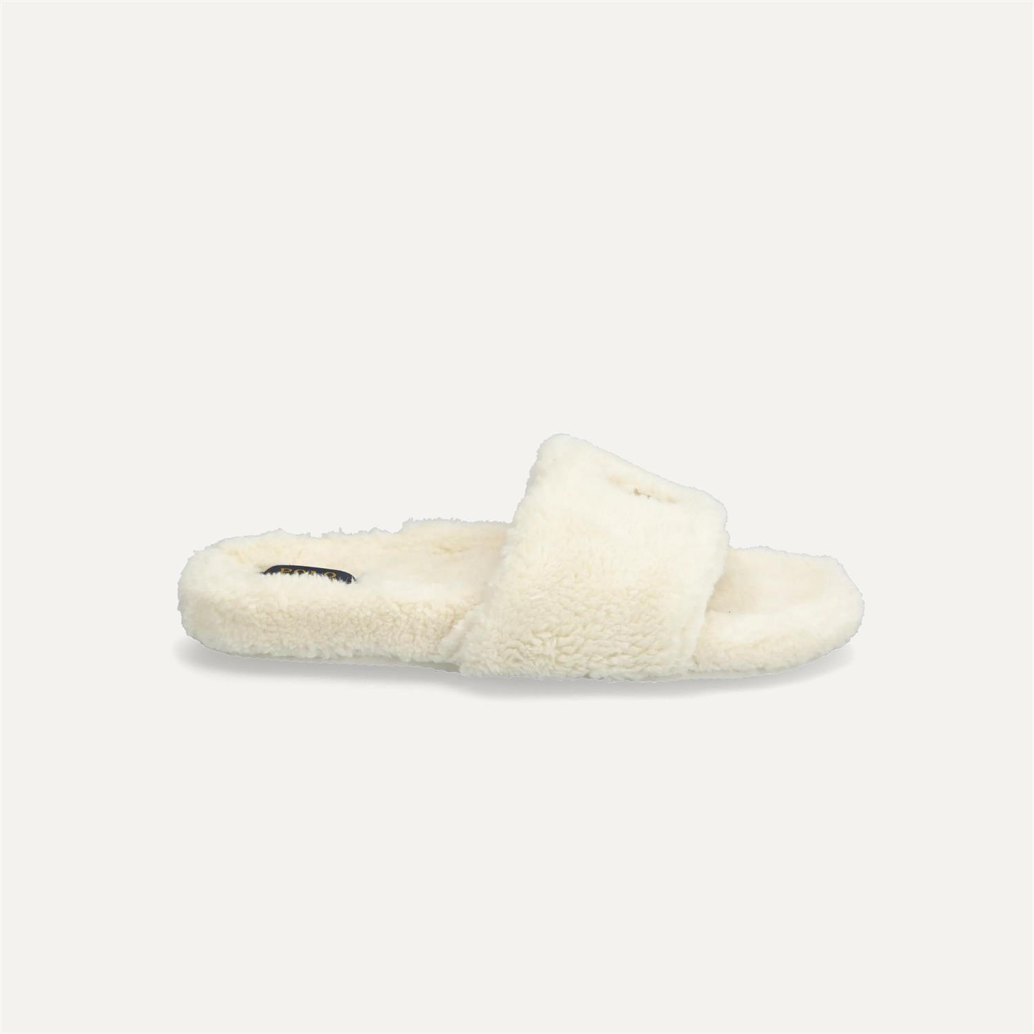 Elenore Sld-Flats-Slipper Cream