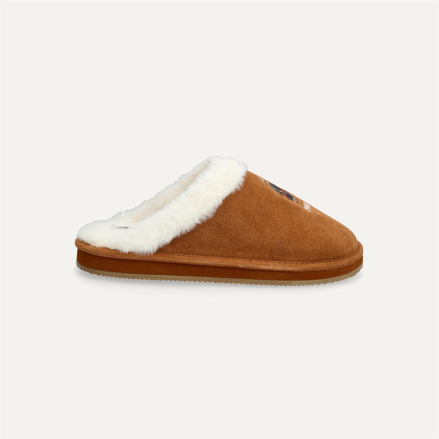 Kaylgh Scf B-GFlat Slipper Snff Sued