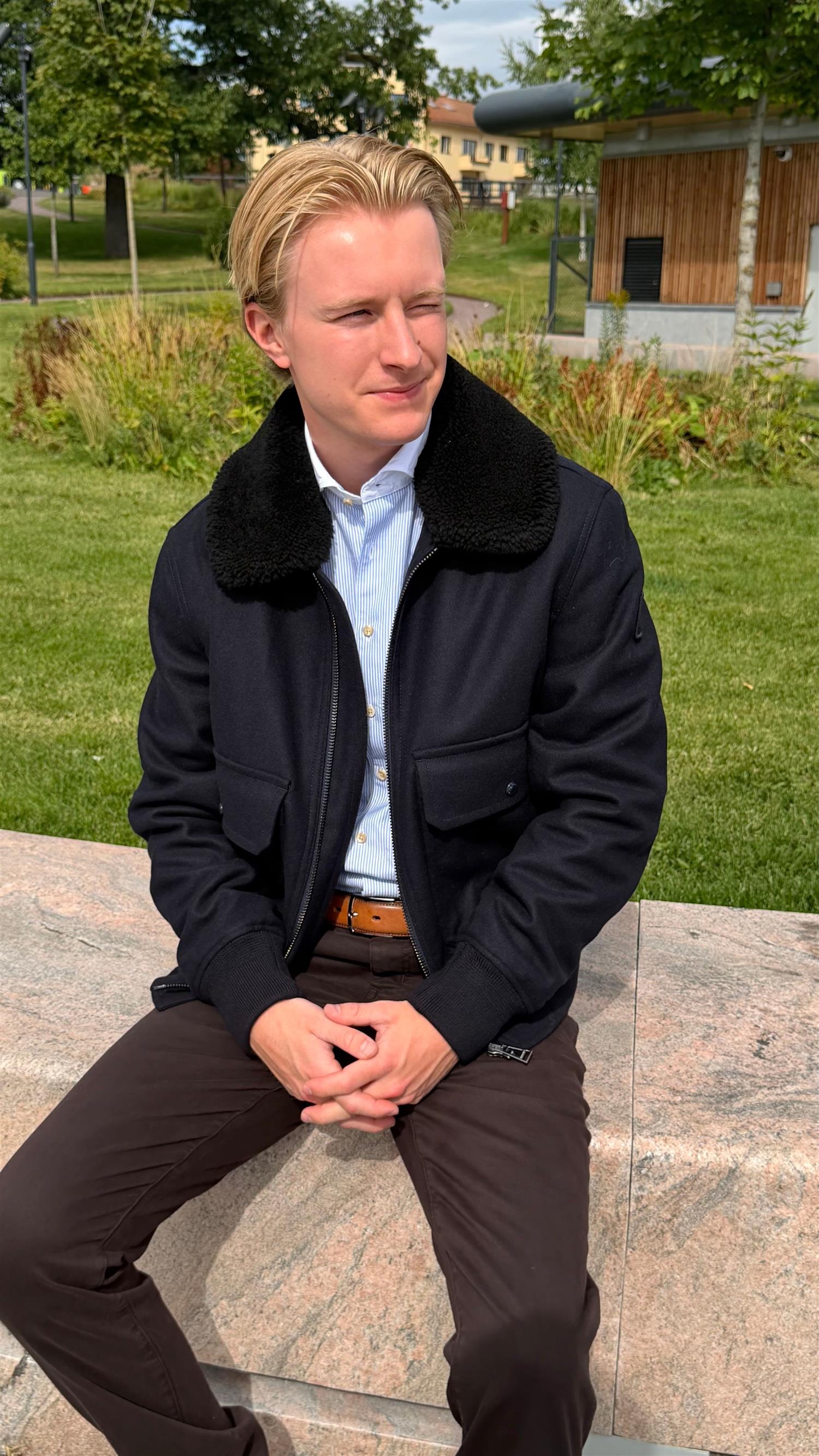 Welder Wool Jacket Navy
