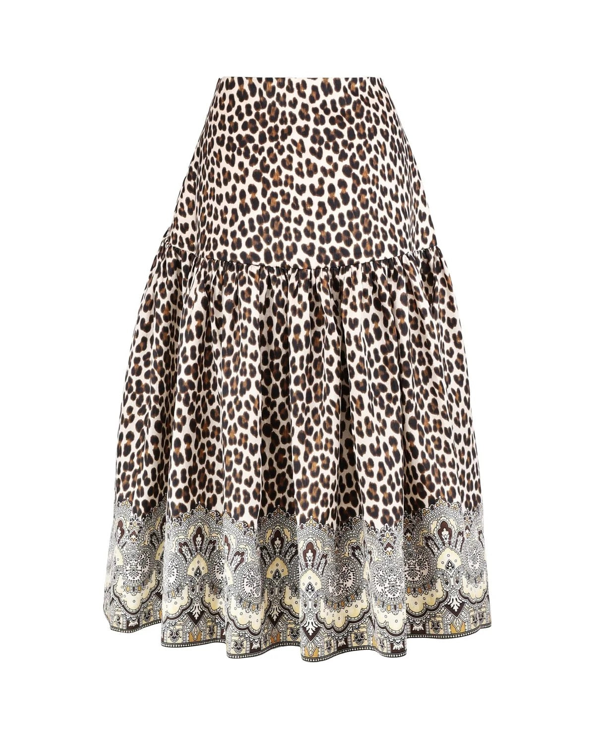 Tafette Midi Skirt Wildpaisley