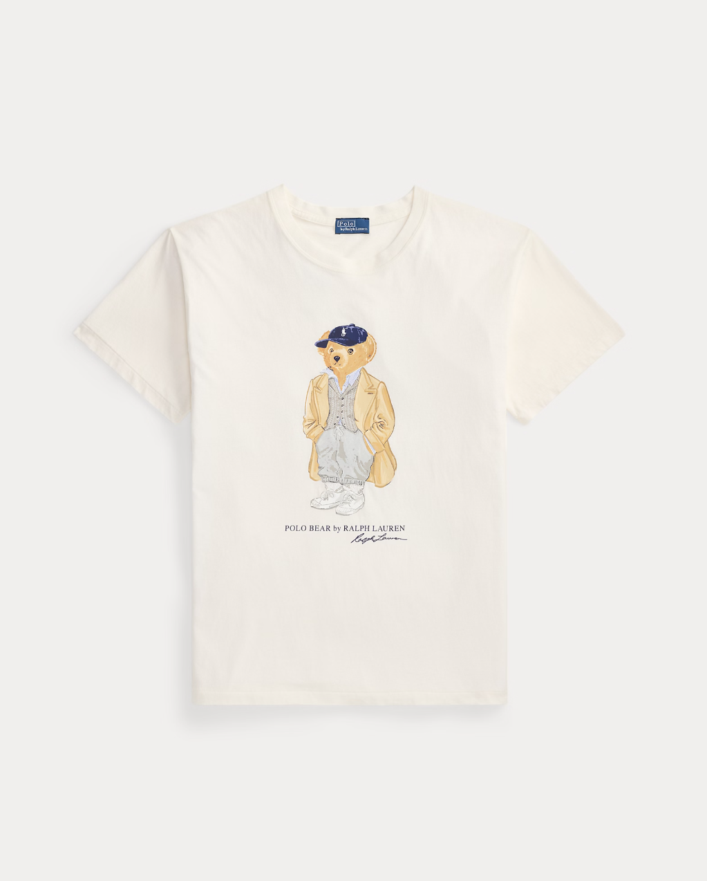 Polo Bear Cotton Jersey T-shirt White