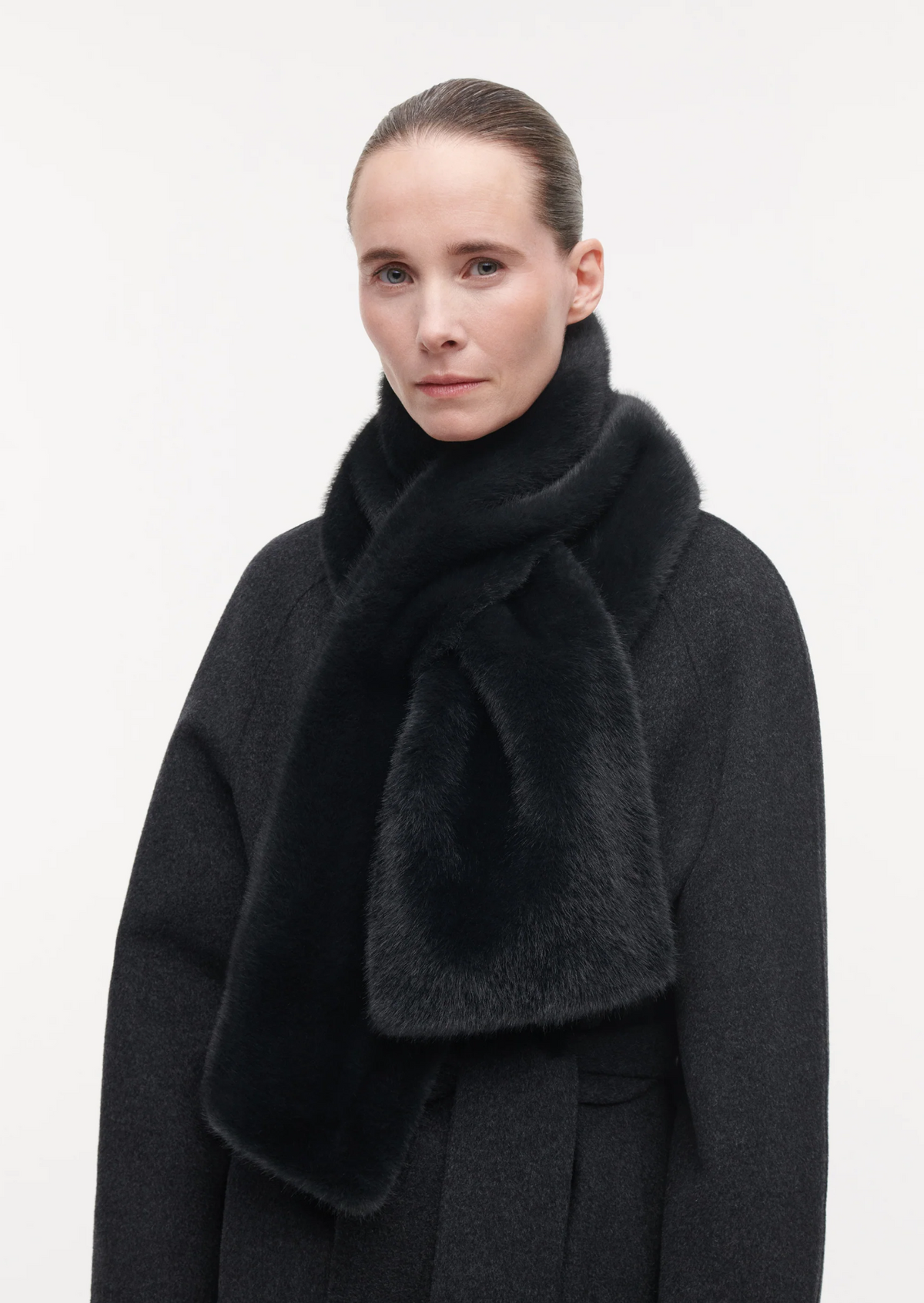 Jemma Faux Mink D.Grey