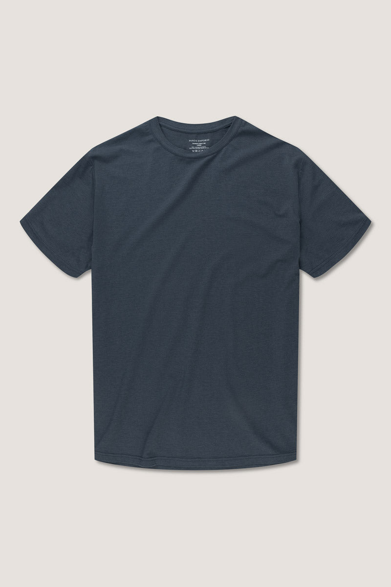Bamboo/cotton Crew Tee Asphalt