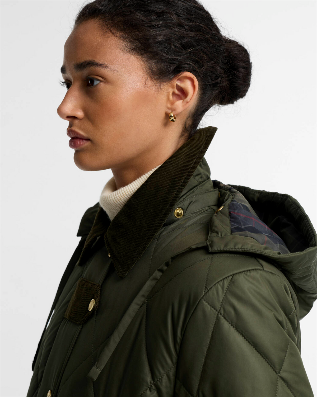 Rudson Quilted Jacket Olive