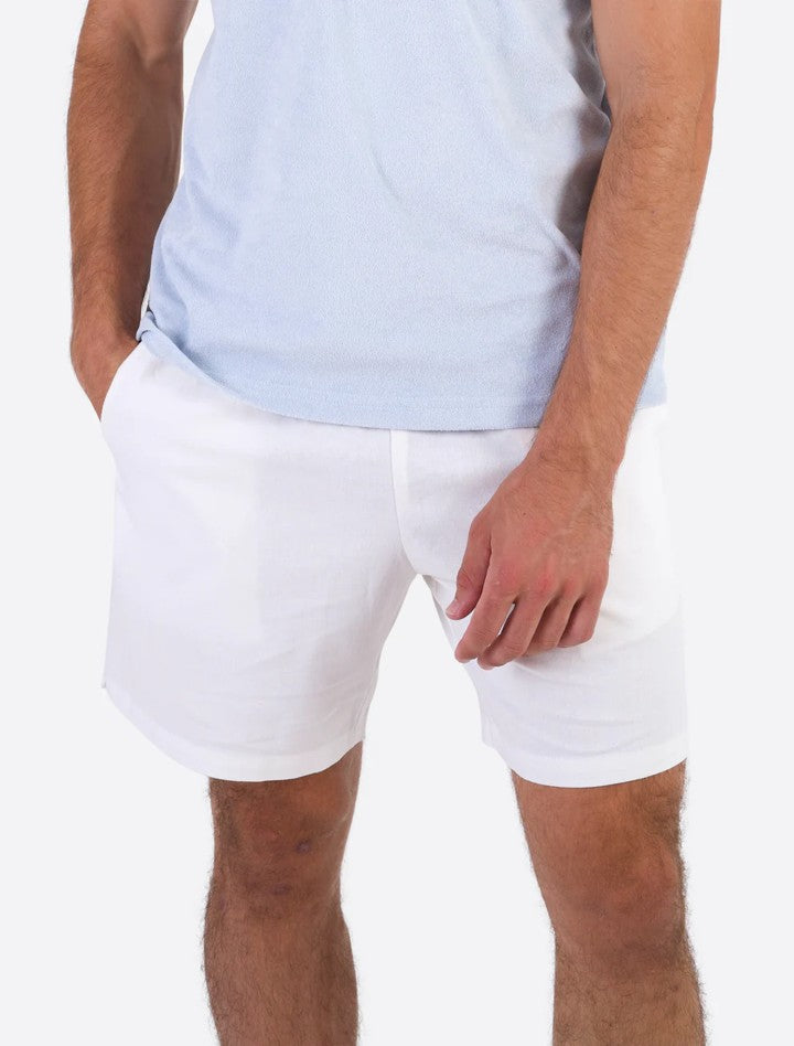 Riviera Terry Shorts White
