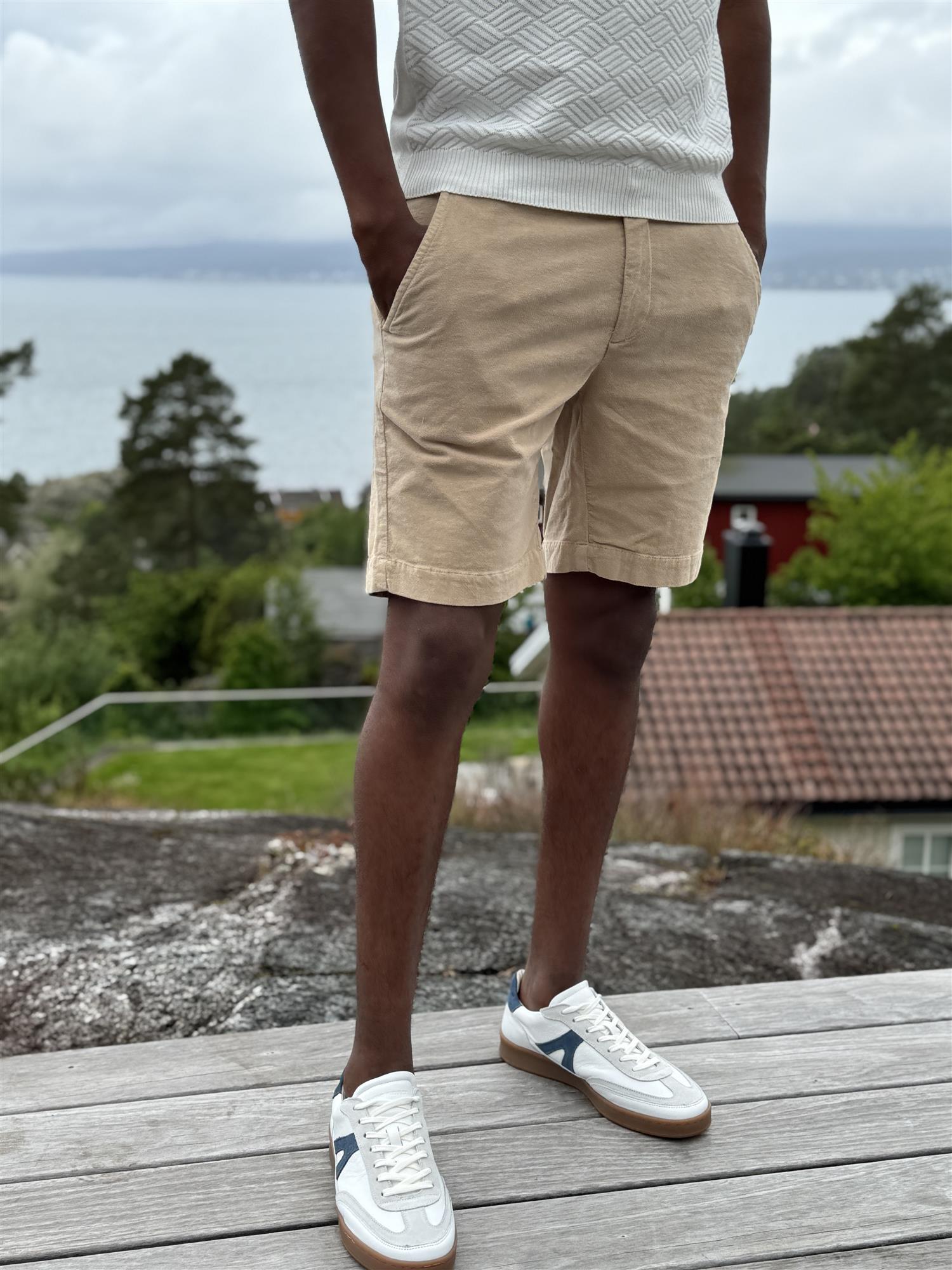Molecord shorts Beige