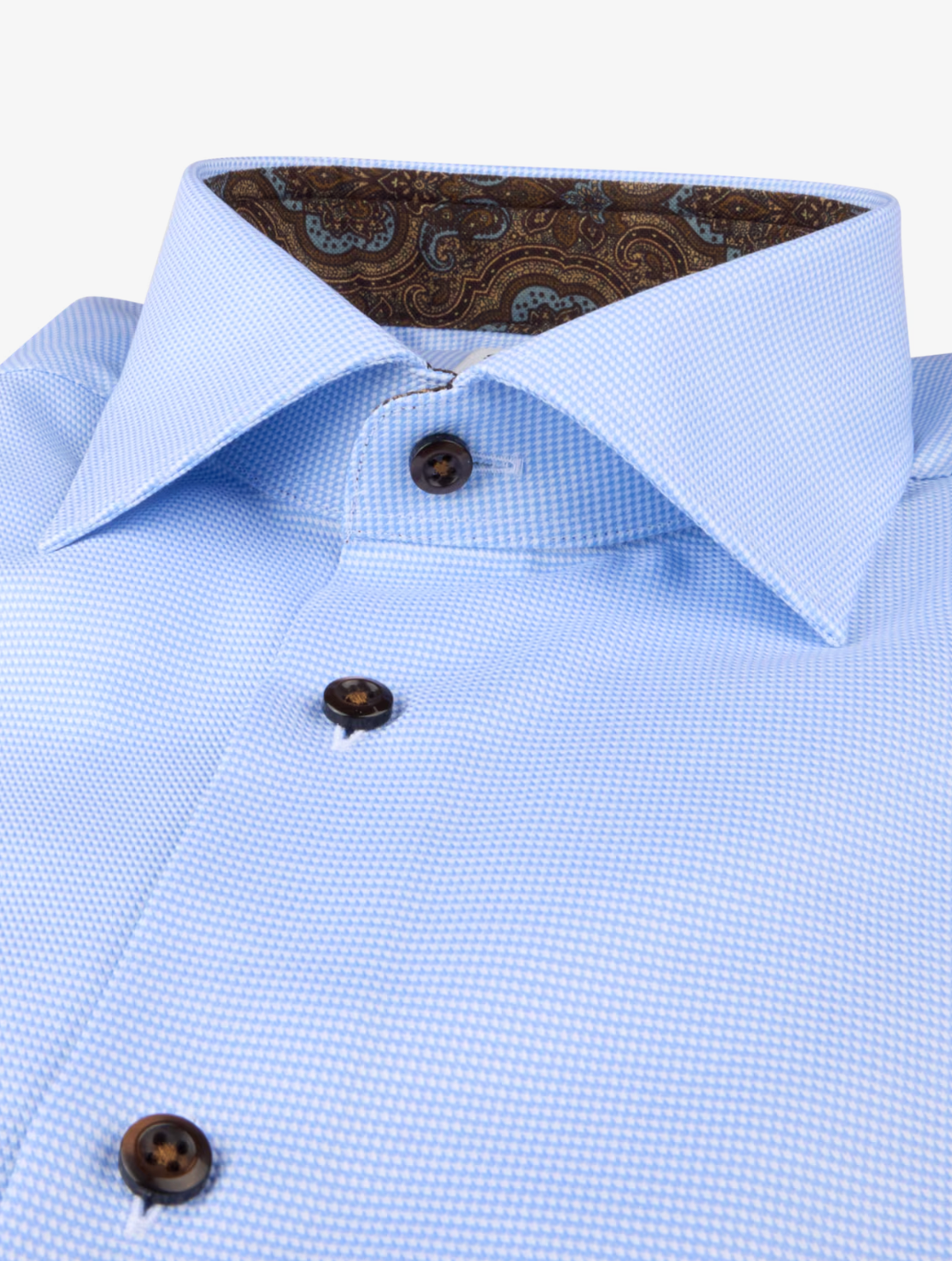 Light blue Contrast Regular Shirt