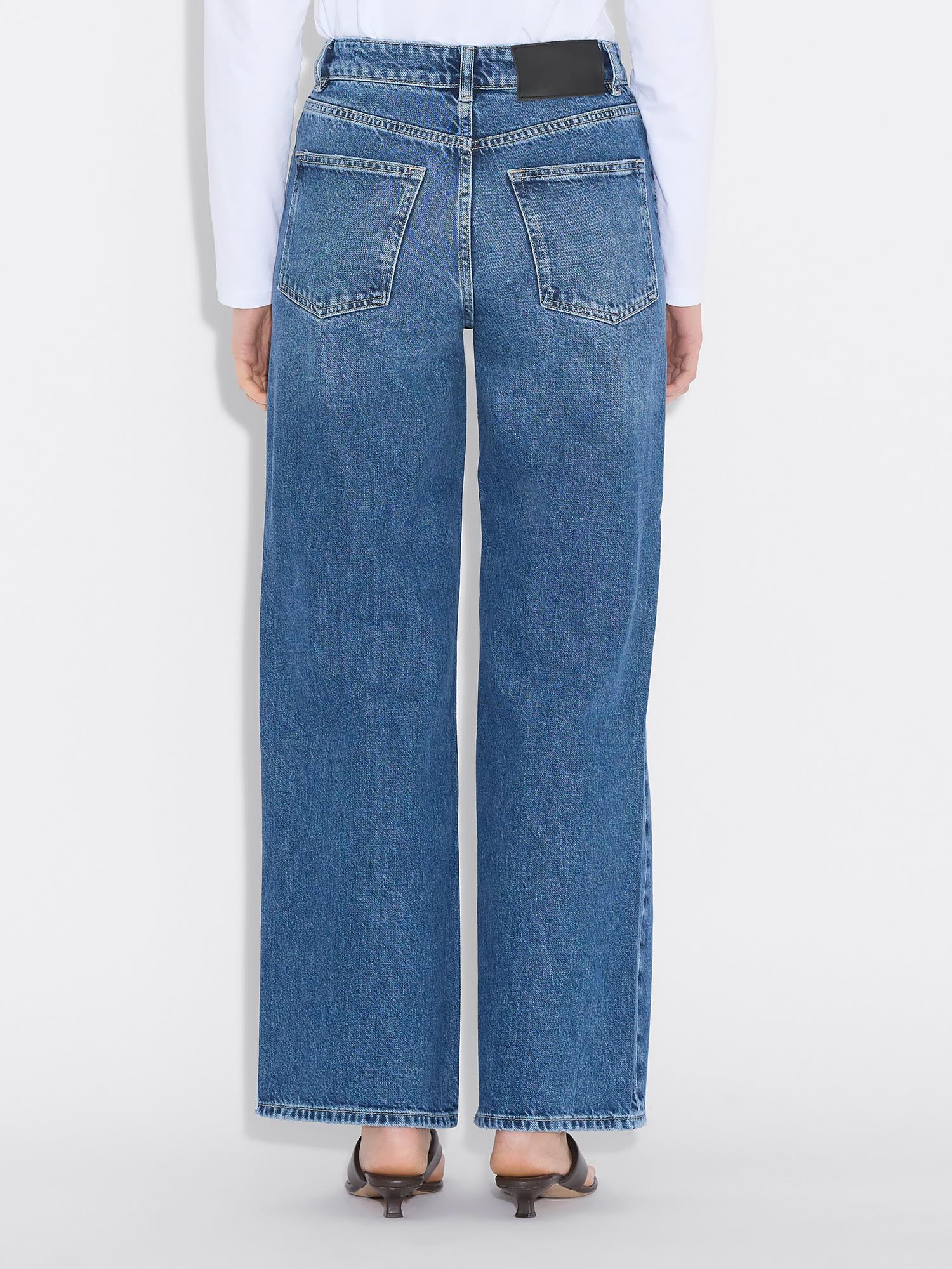 W Wide Jeans Blue