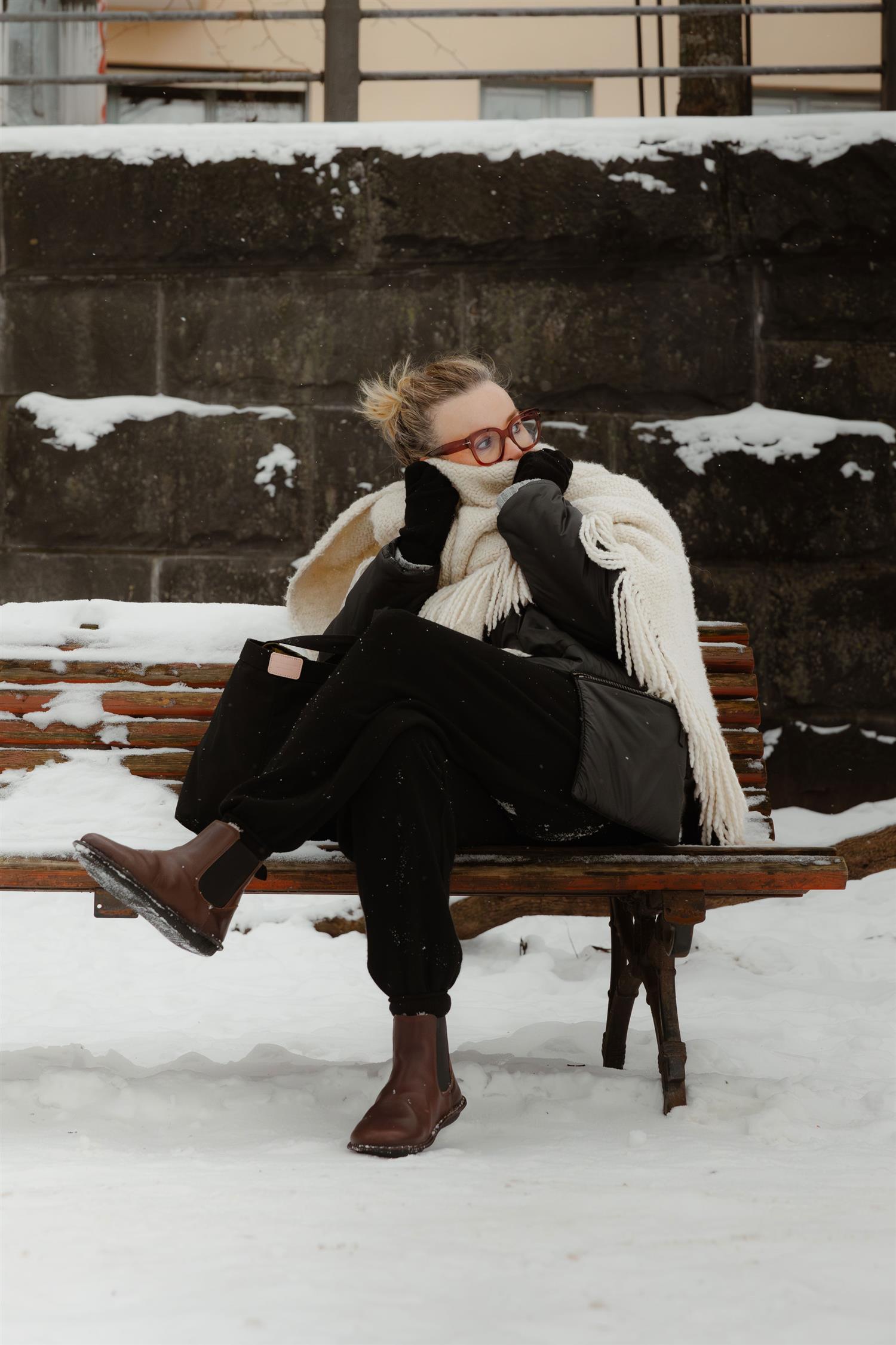 Viba Helsinki Shearling Trek Cocoa brown