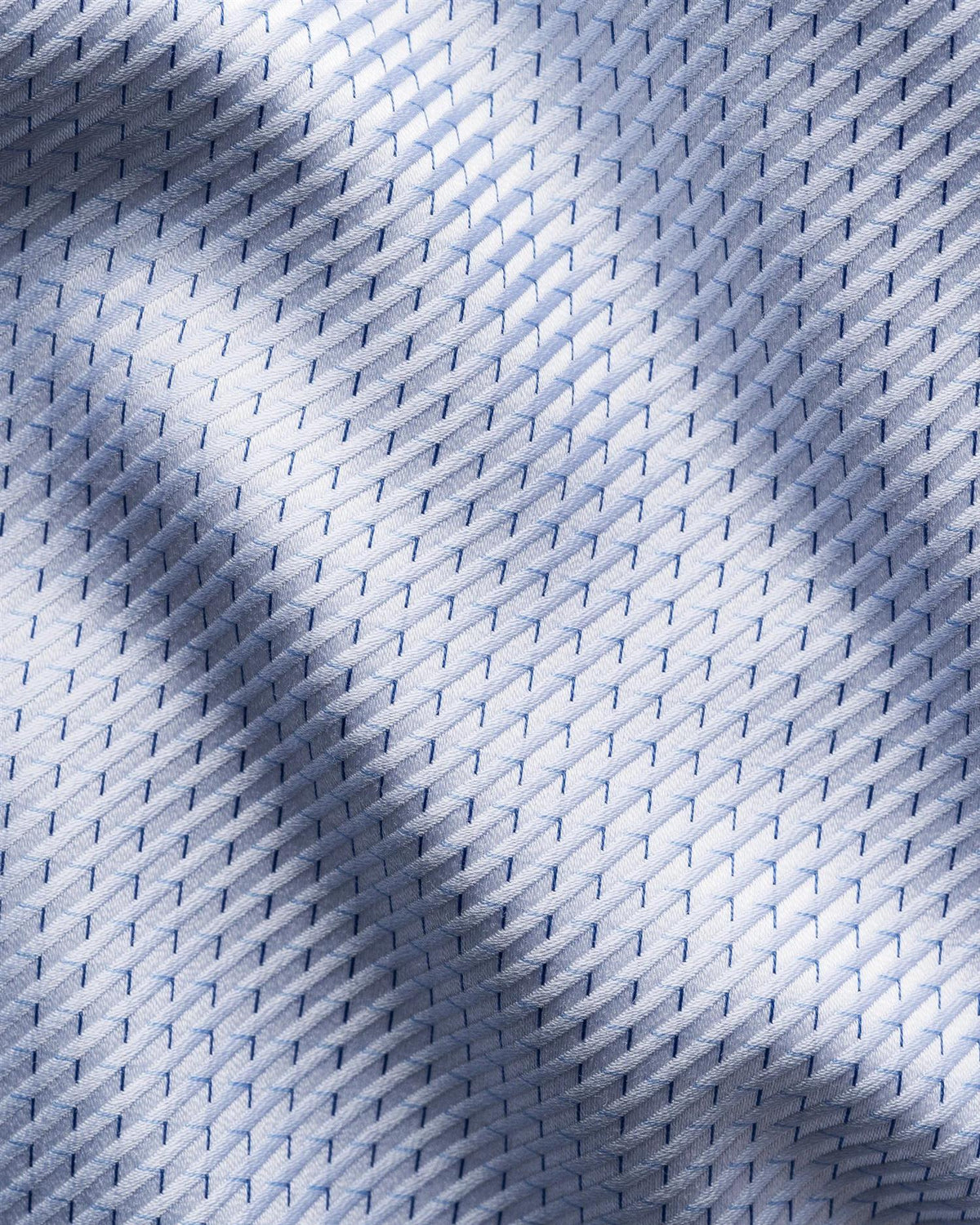 Light blue Micro Check King Twill Contemporary Shirt