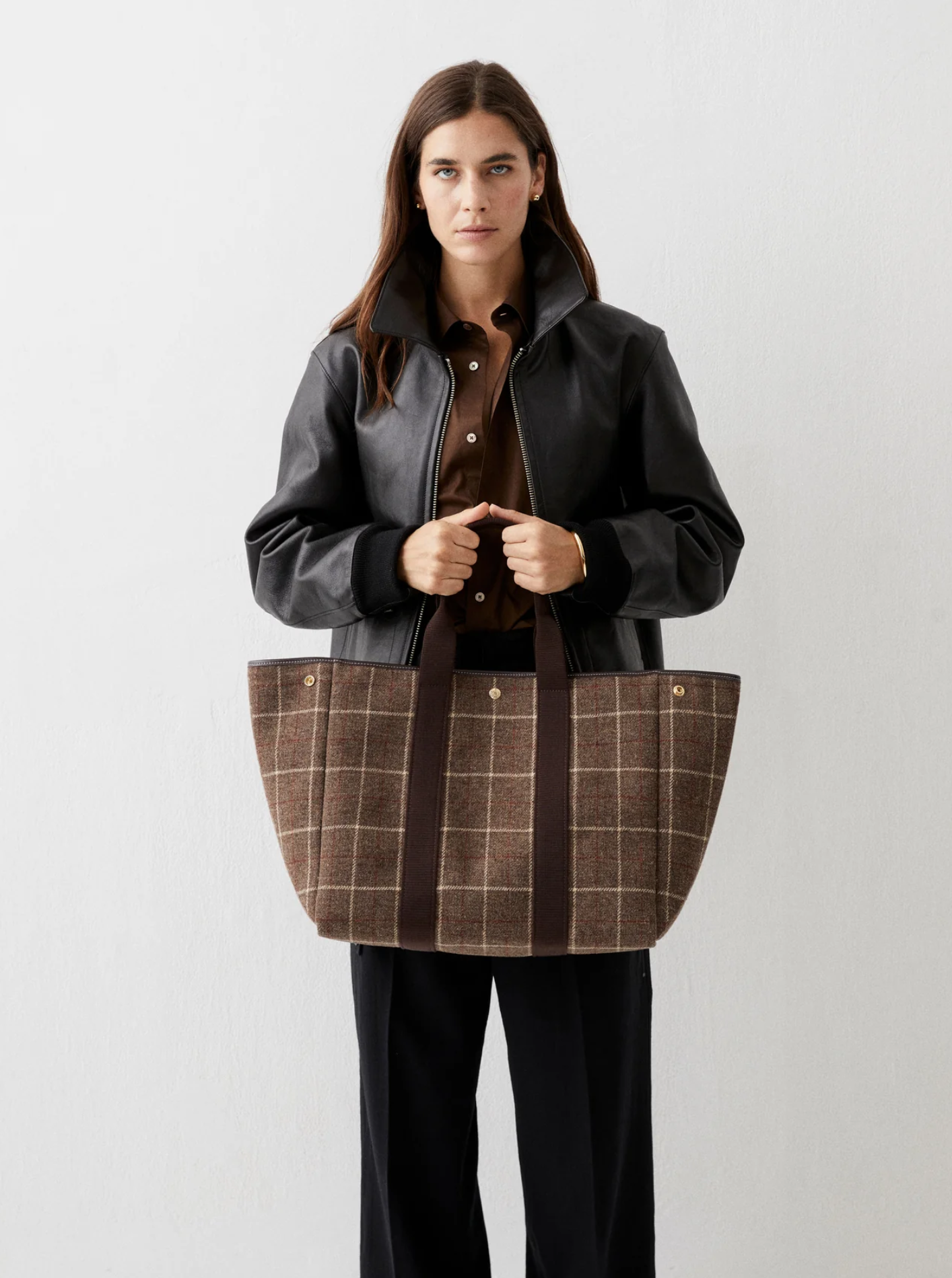 Traversèe L Hunting Tweed Brown