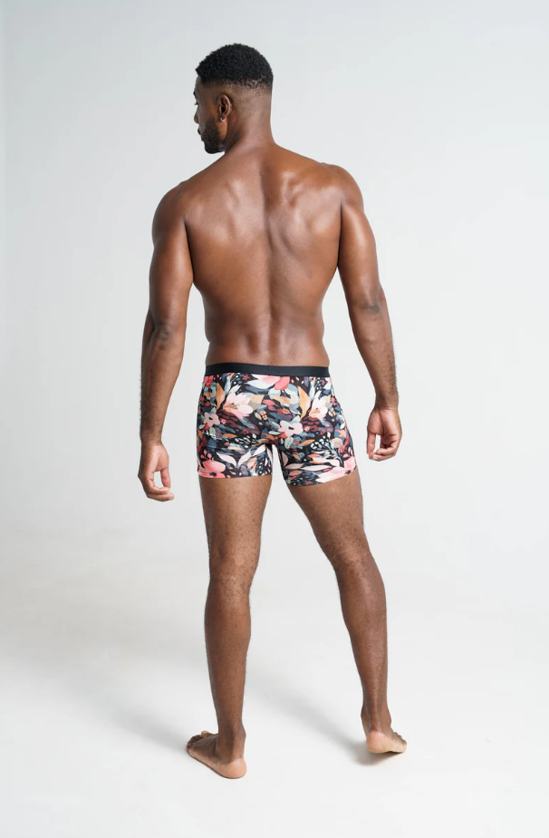 2PK ECO BOXER BRIEF MAGNOLIA BLACK