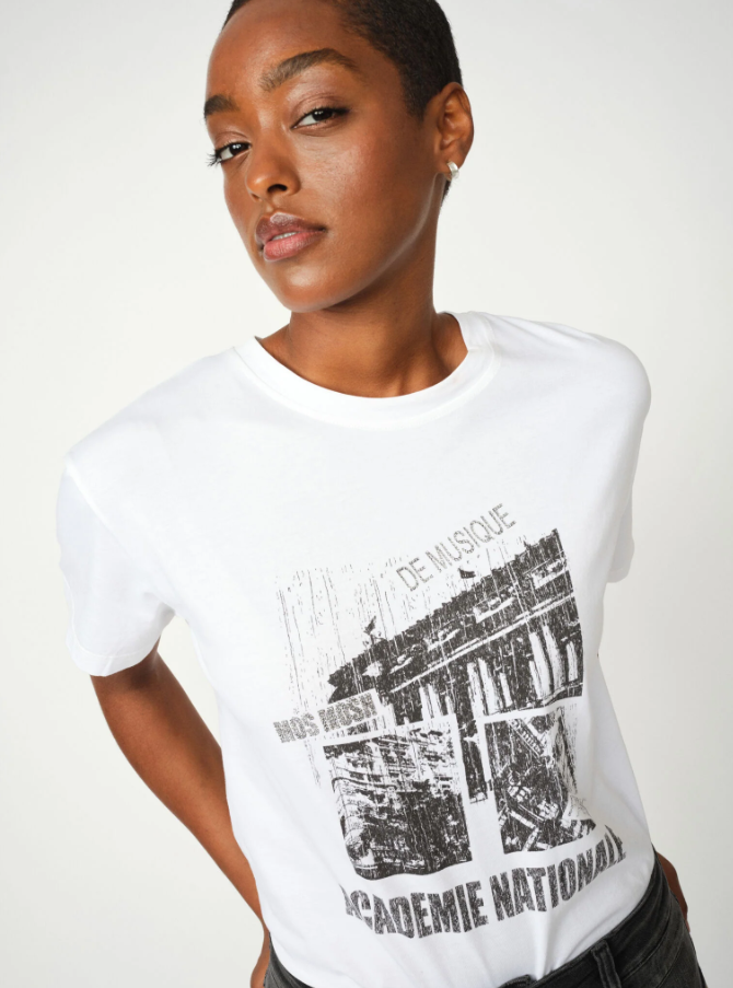 MMLivia O-SS Tee White
