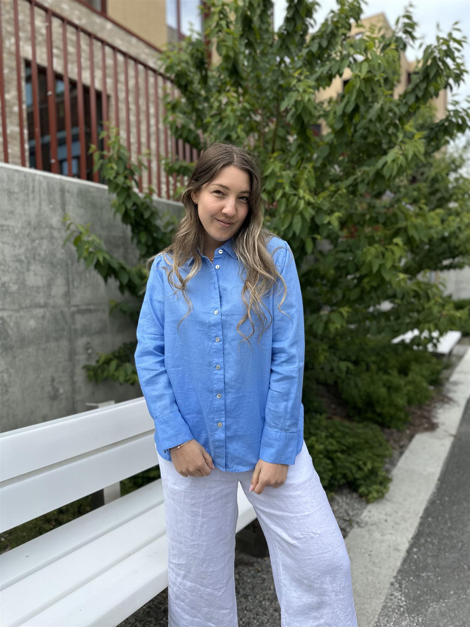 Linen shirt Blue