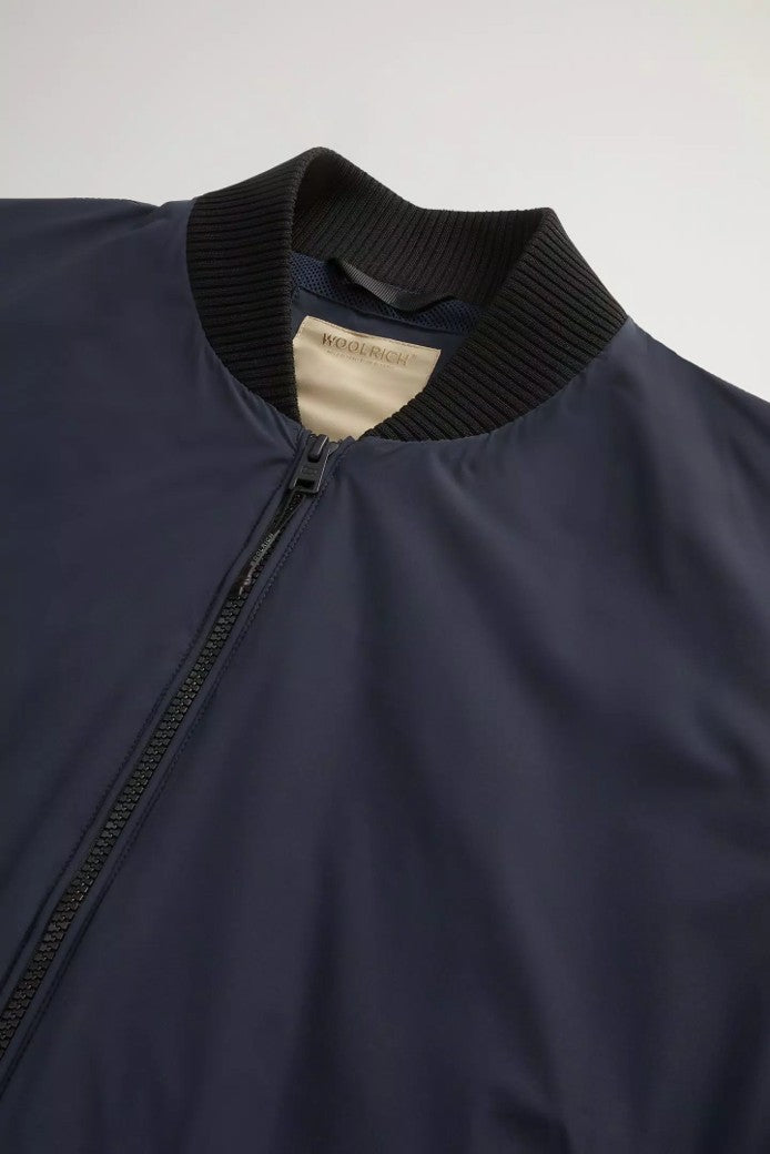 Bomber jacket melton blue