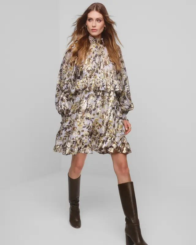 Georgette Tieband Dress October Fields