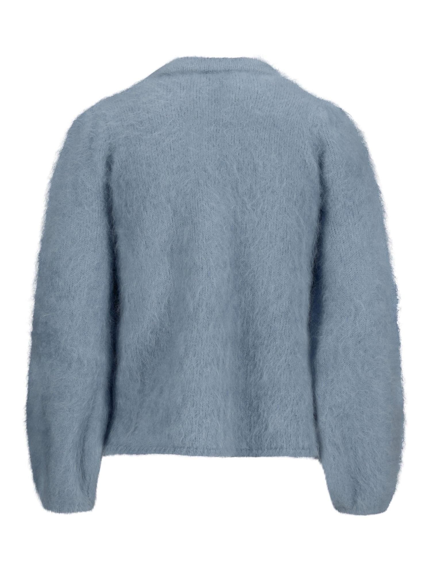 Amelia Chunky Cardigan Denim Blue