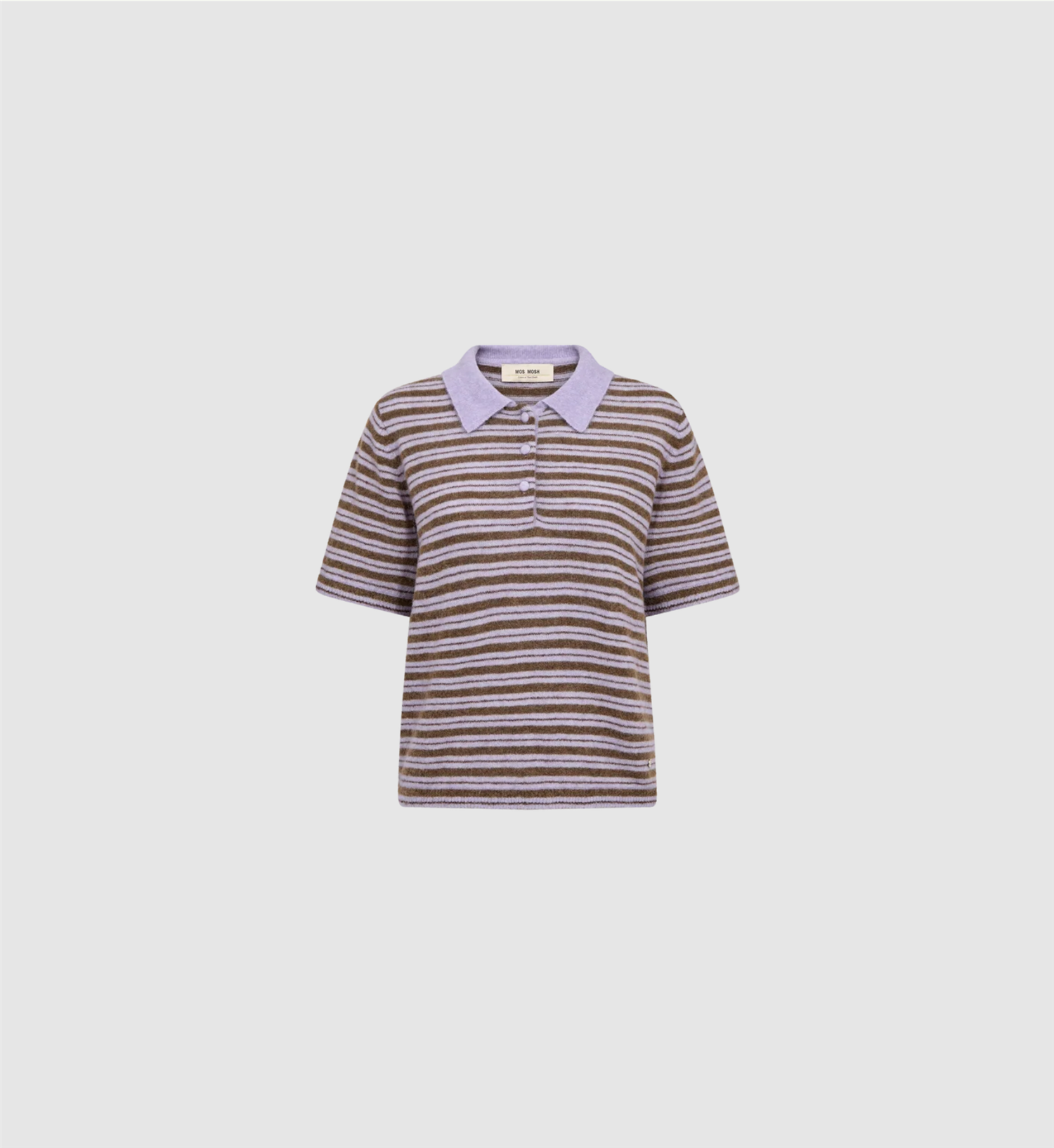 Mmmilvi Ssstripe Poloknit Violet Tulip