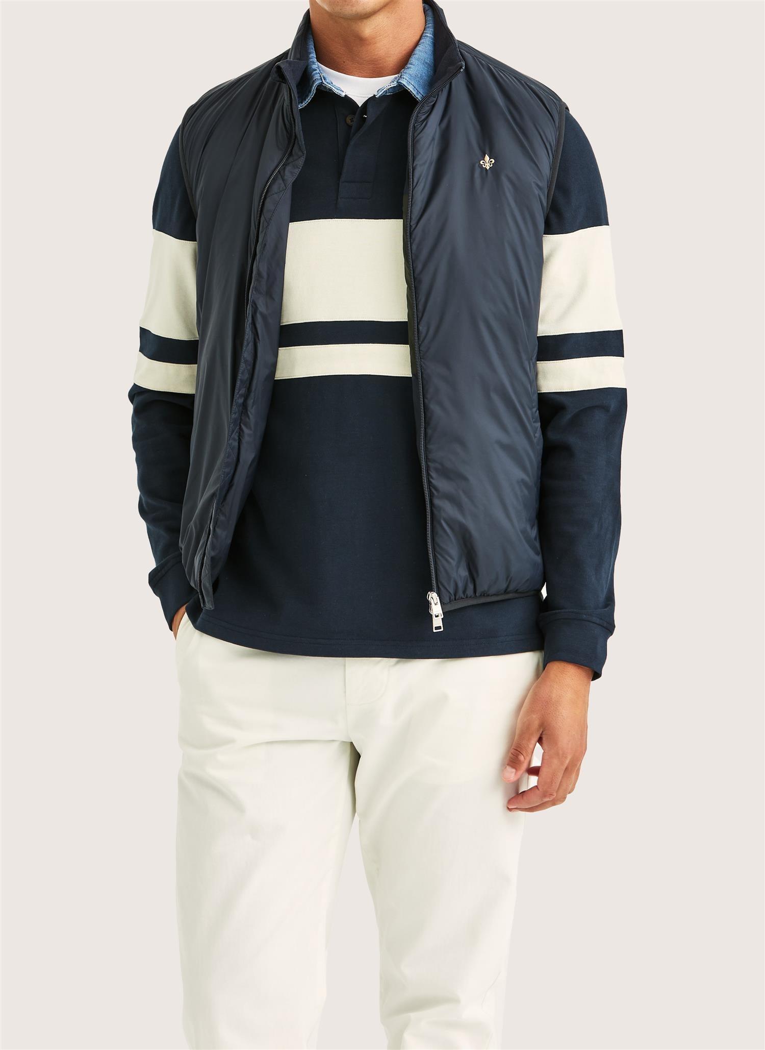 Bradley Padded Vest Blue