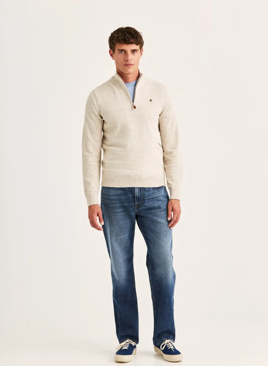 Randall Half Zip Khaki