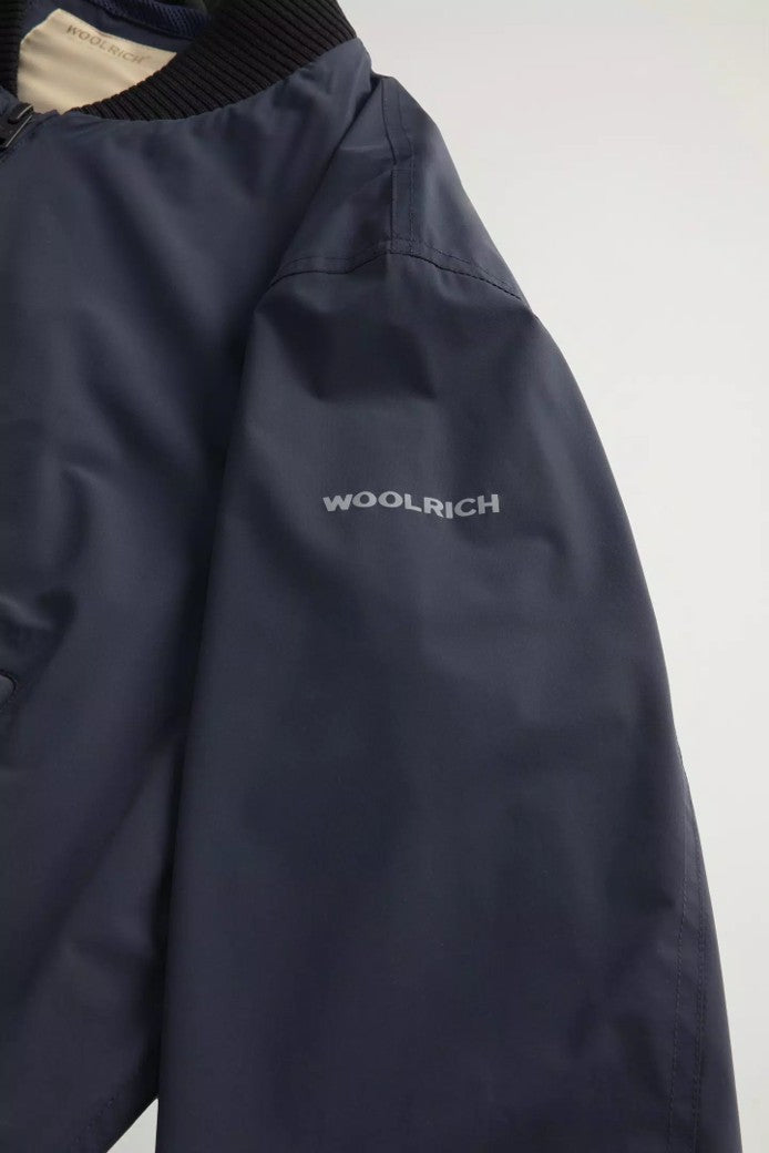 Bomber jacket melton blue
