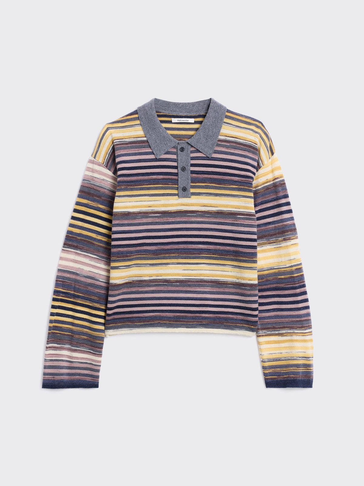 Luna Space Yarn Polo Multicolor
