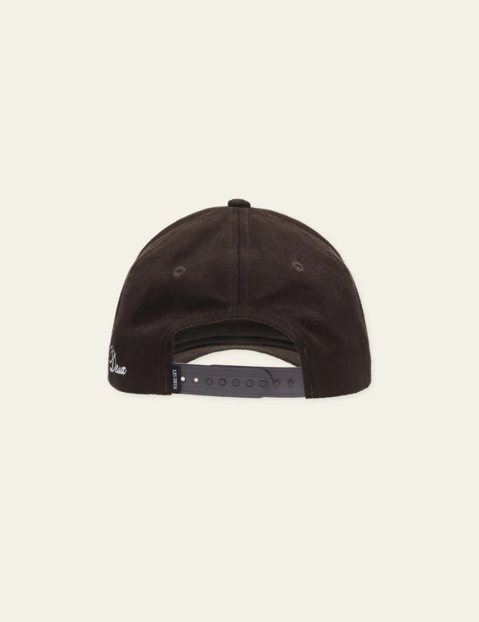 Encore Suede Baseball Cap Turkish Coffee Brown