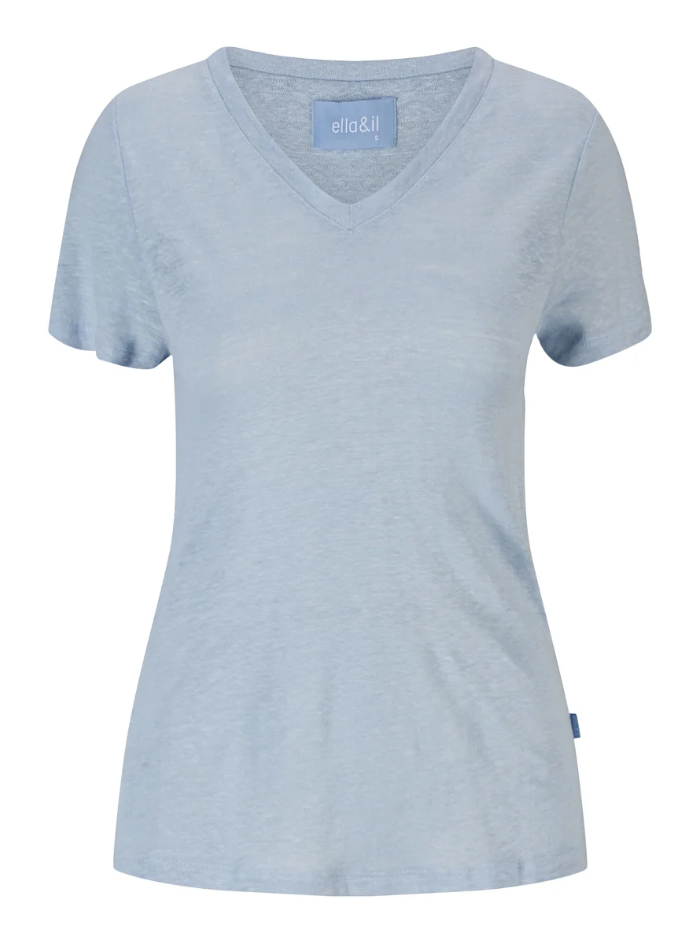 Alethe linen tee kentucky blue