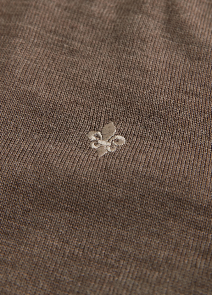 Merino John Zip Brown