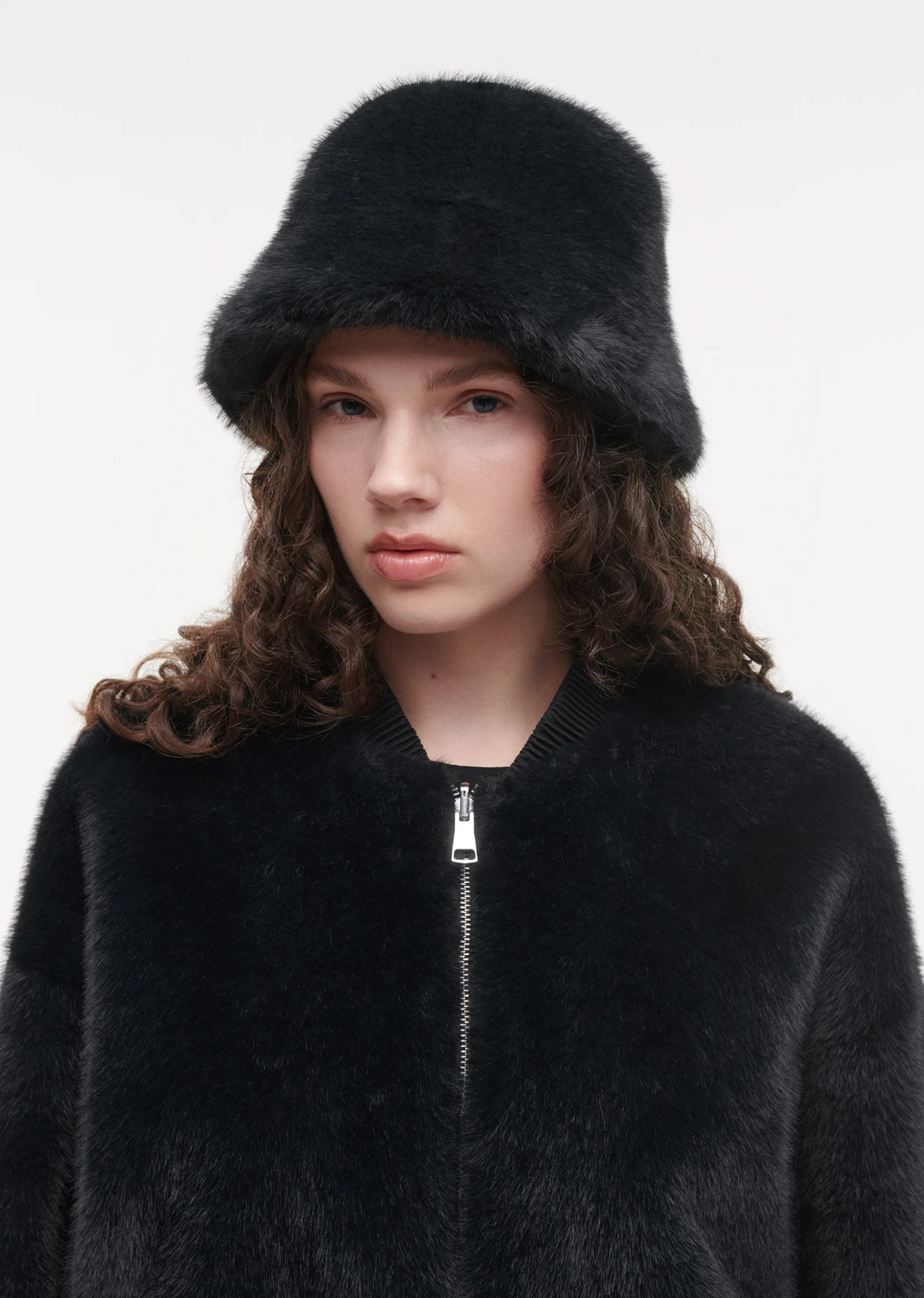 Beau Faux Mink D.Grey