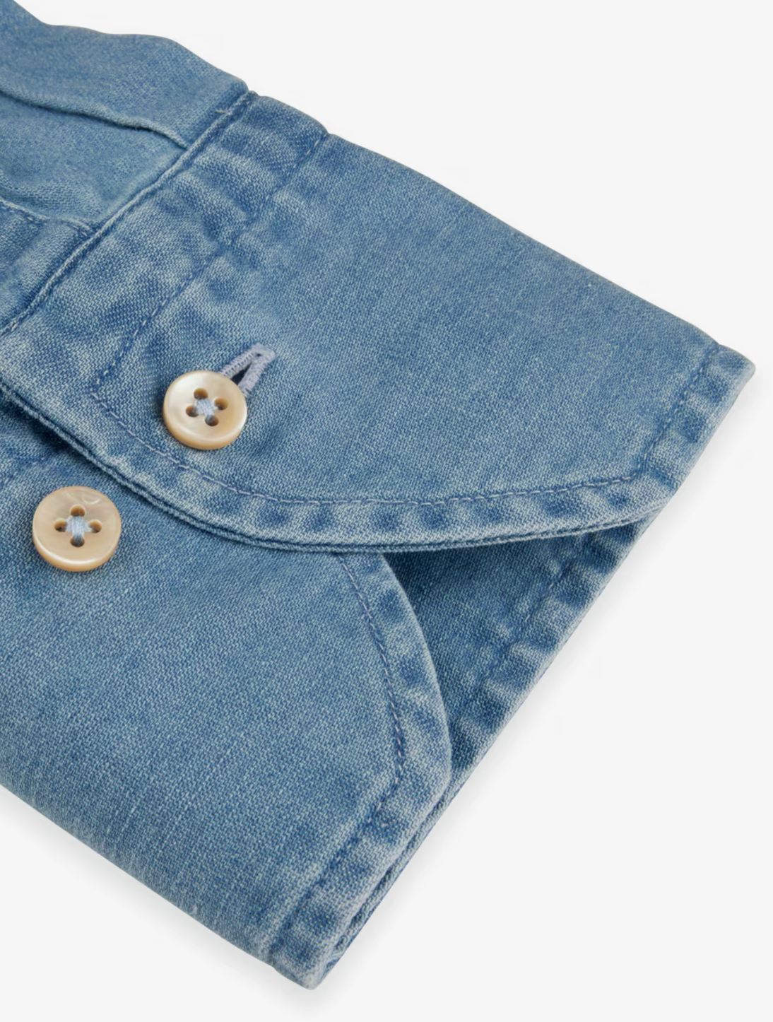 Casual Indigo Denim Regular Shirt