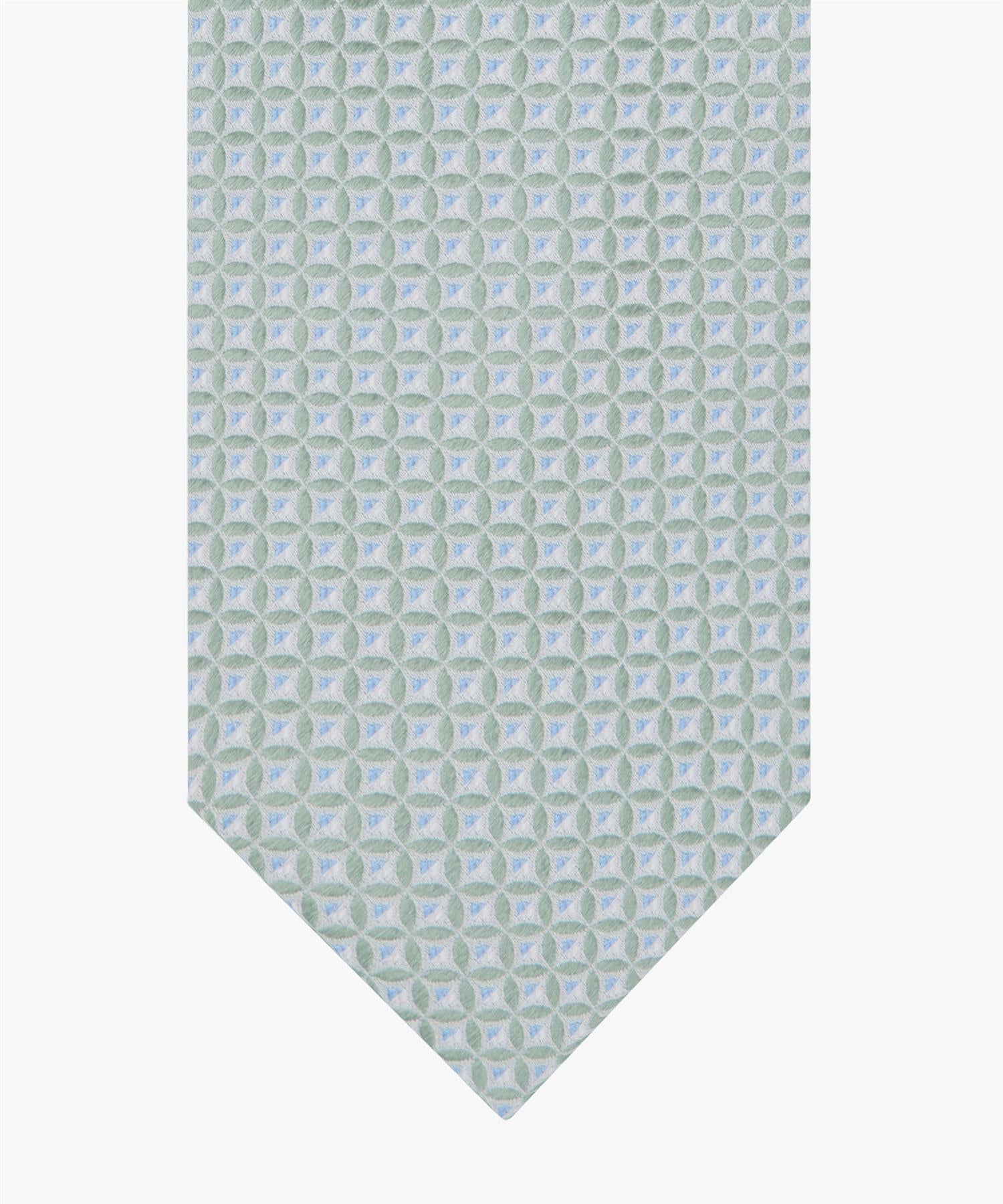Tie Faux Uni Green