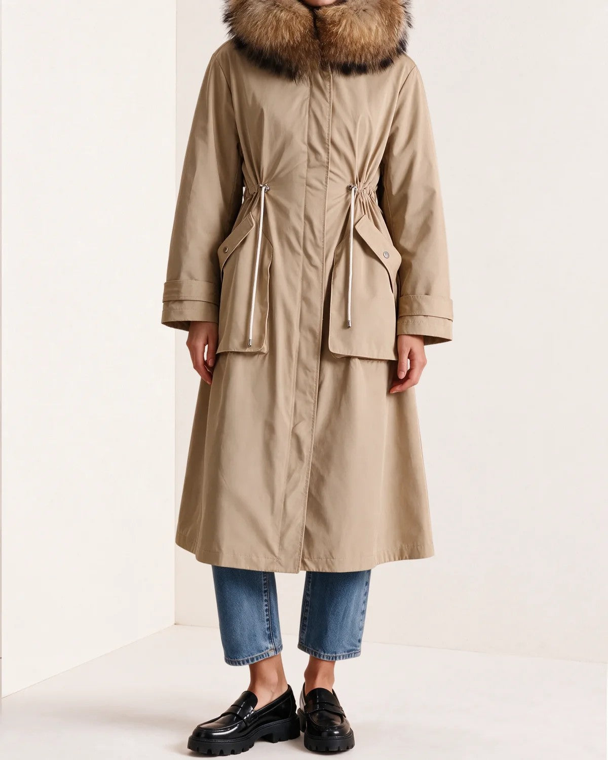 Padded Maxi Parka AW26 Camel