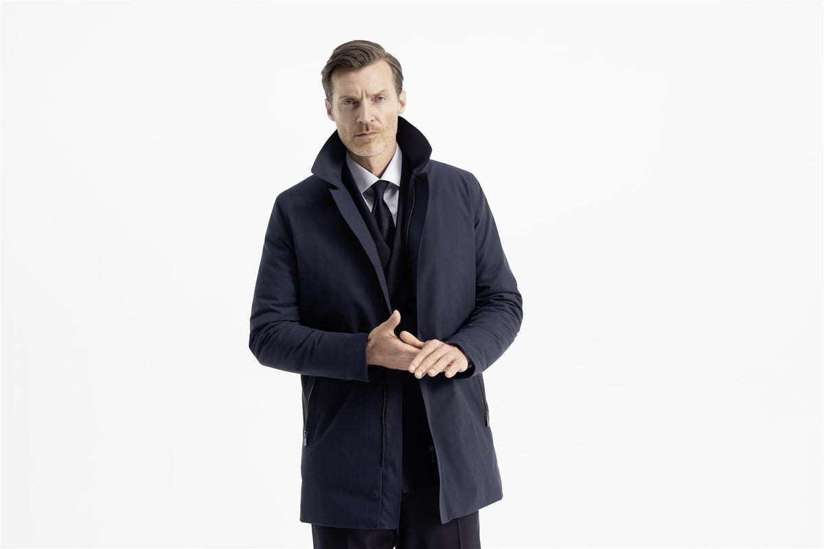 Regulator Coat Japan Navy Herringbone