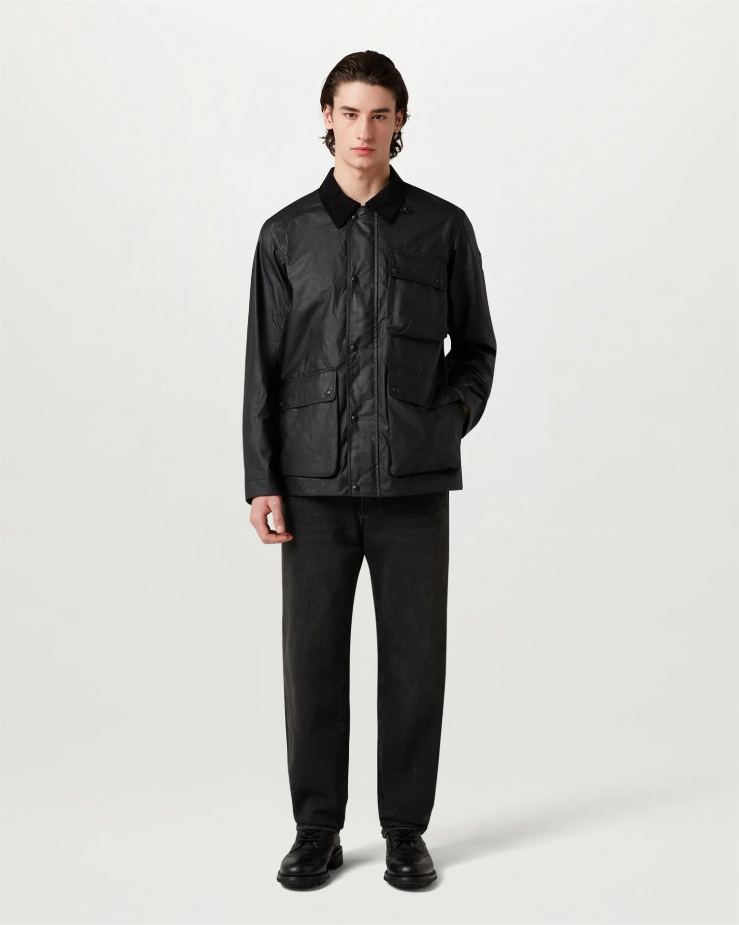 Incline Wax Jacket Black
