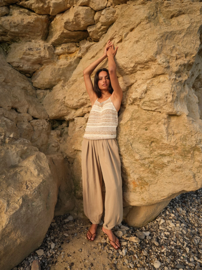 Mmkya Edele Knit Top Ecru