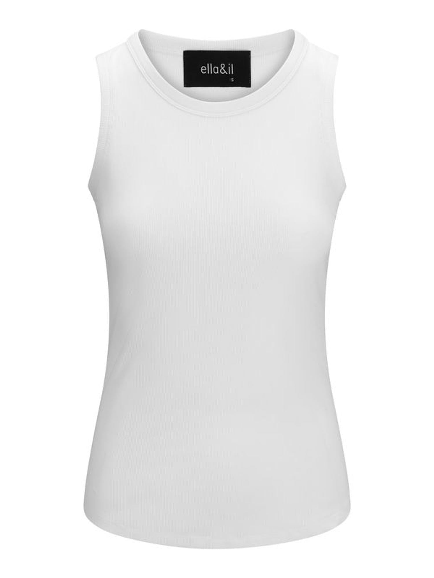 Seanna Rib Singlet White