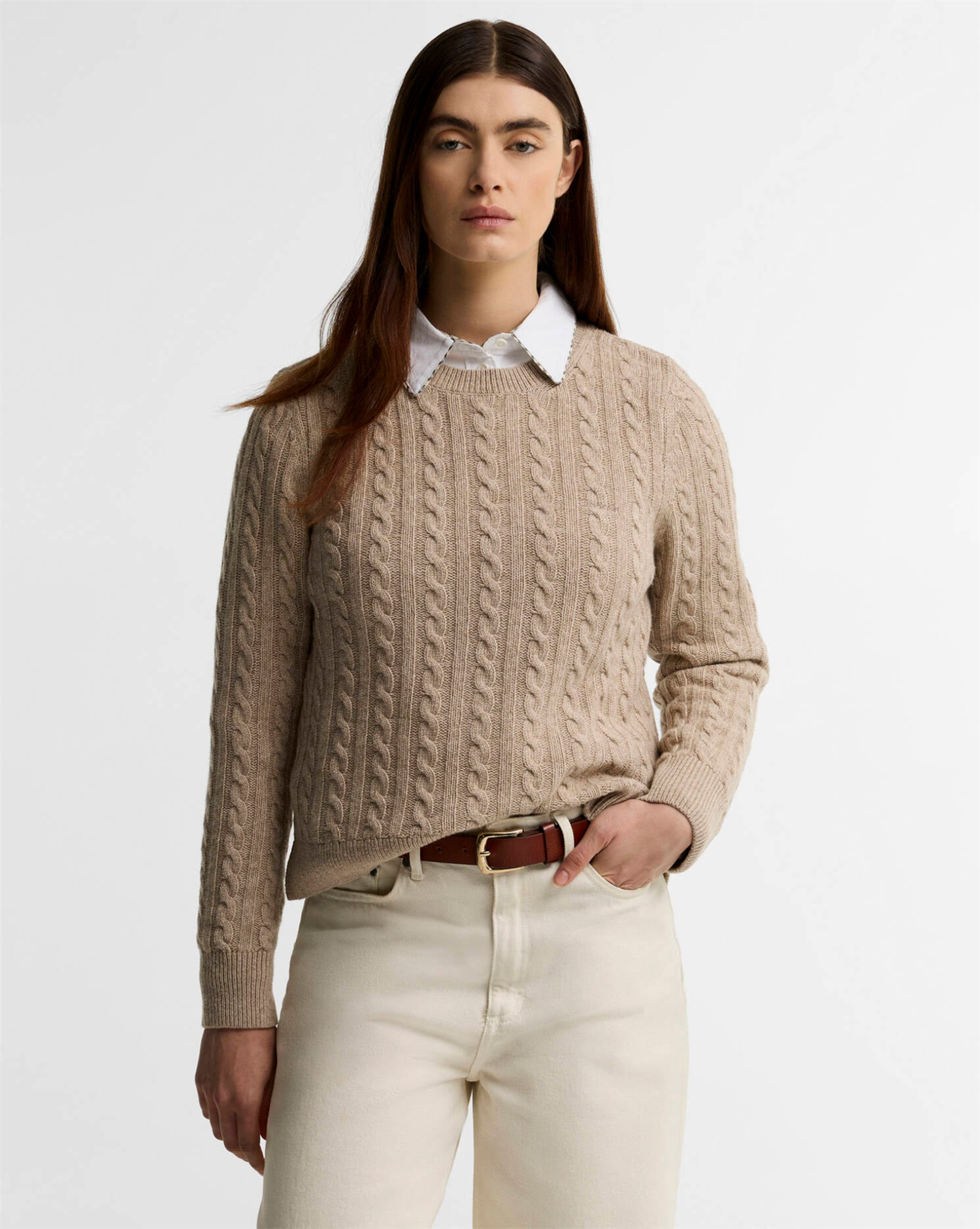 Ashdown Knitted Jumper Honey