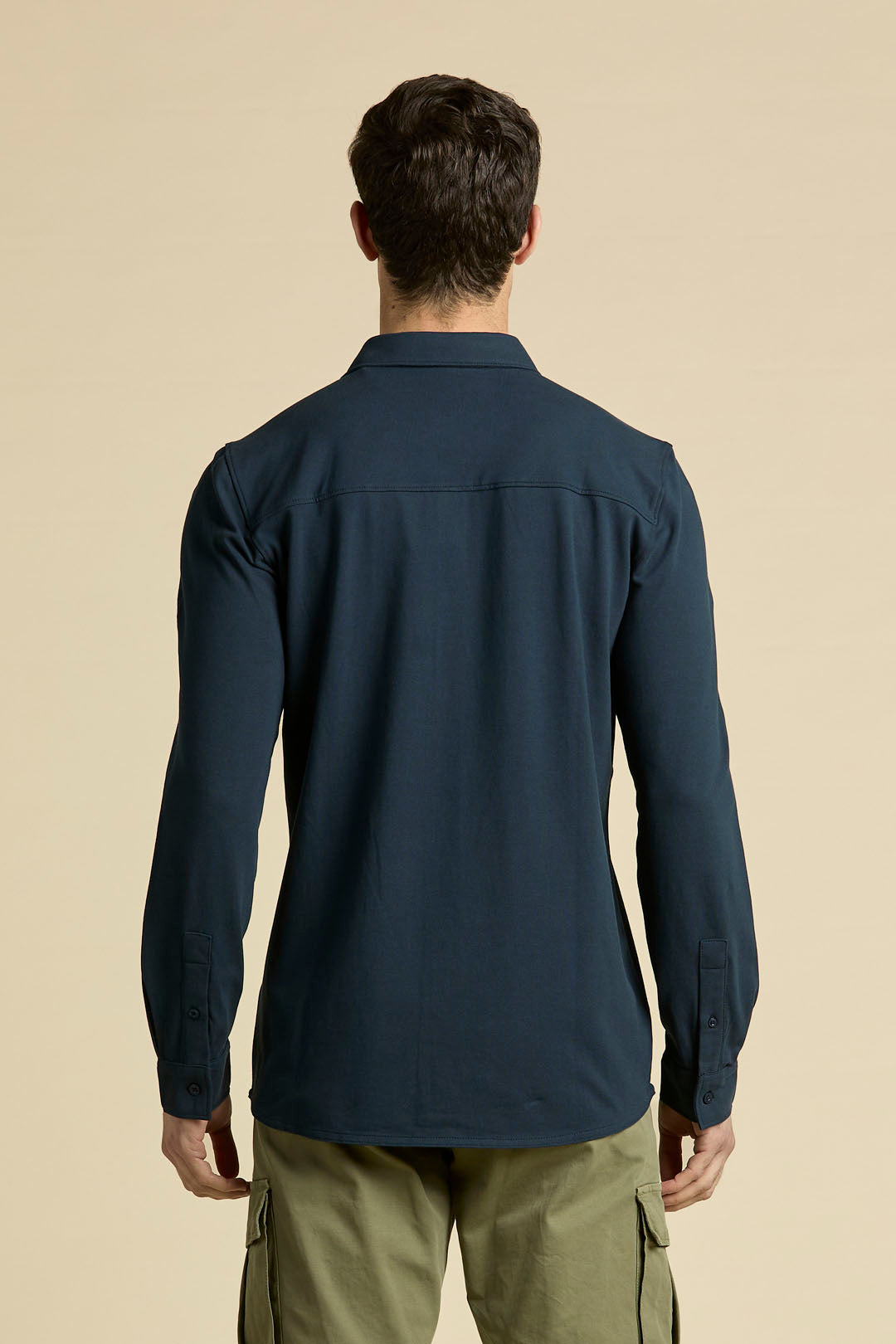 Longsleeve Jersey Shirt Navy