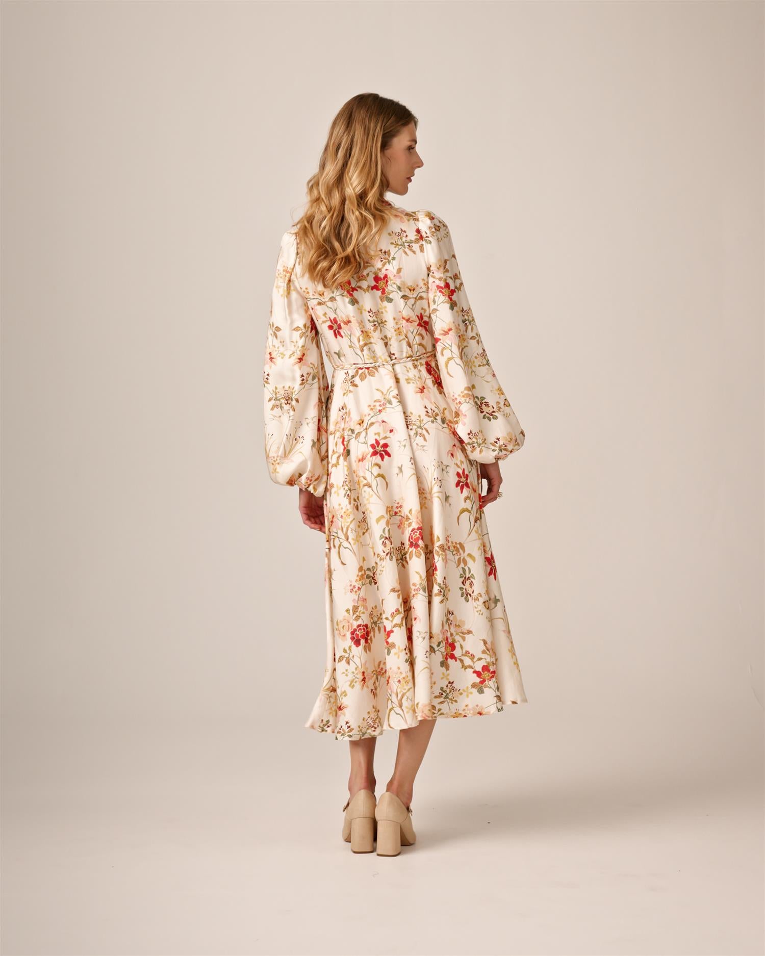 Viscose Shirt Dress-Botanical