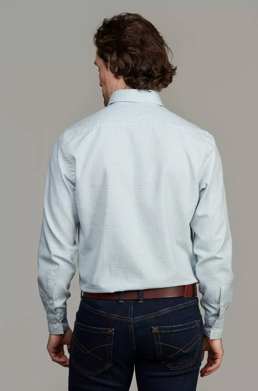 Eltone Check Shirt Light Blue