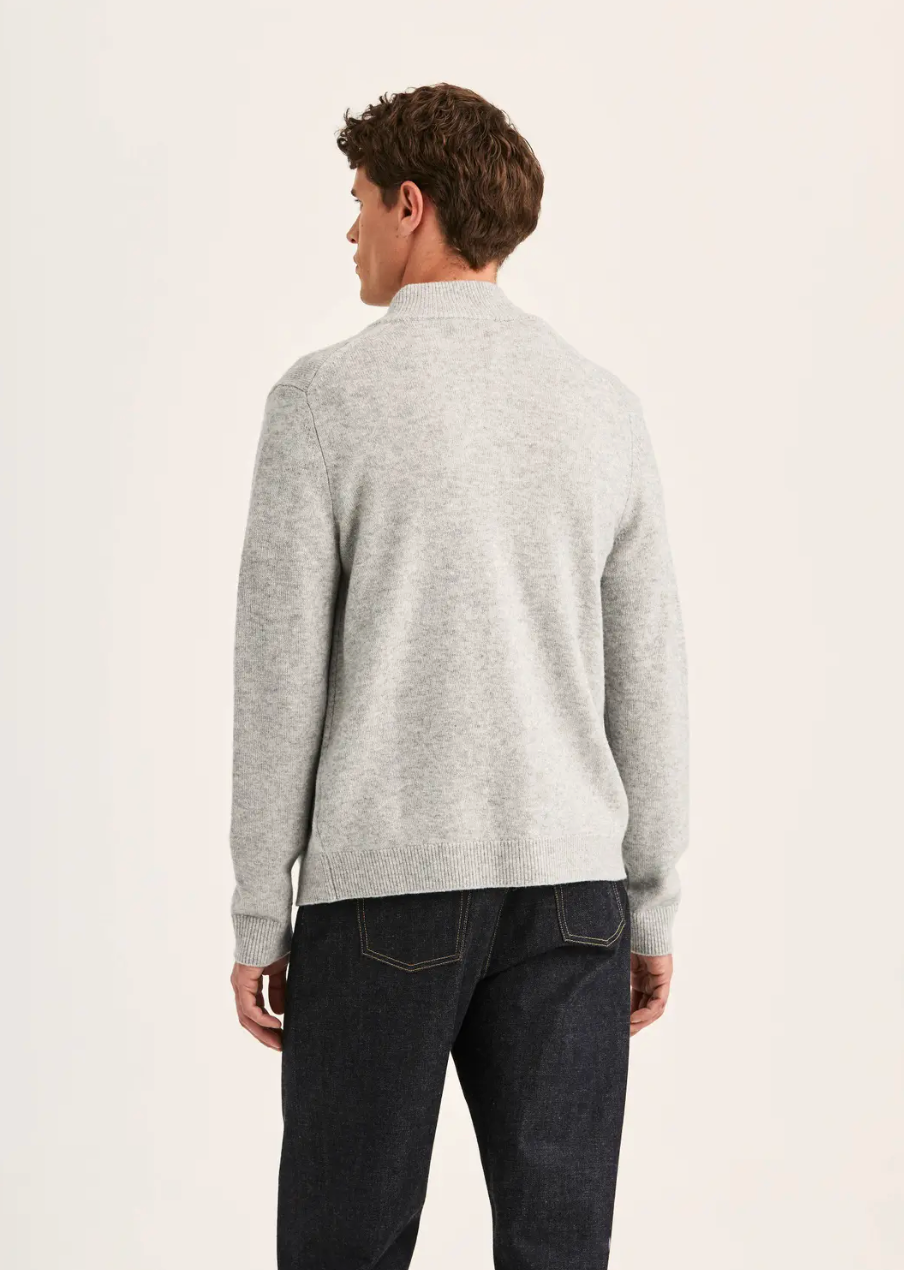 Hertford Button Cardigan Grey