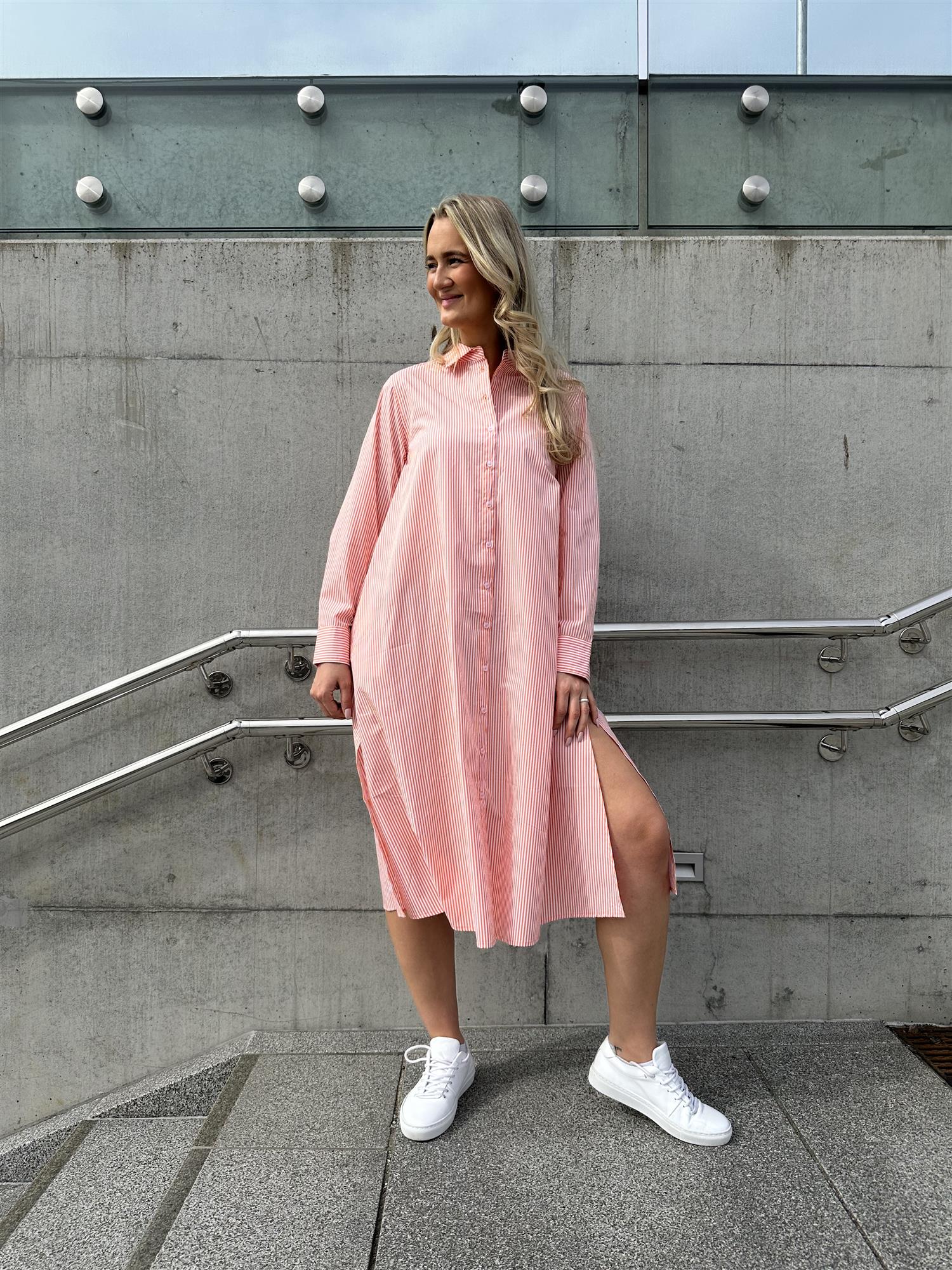 Kari Shirtdress Cotton Orange