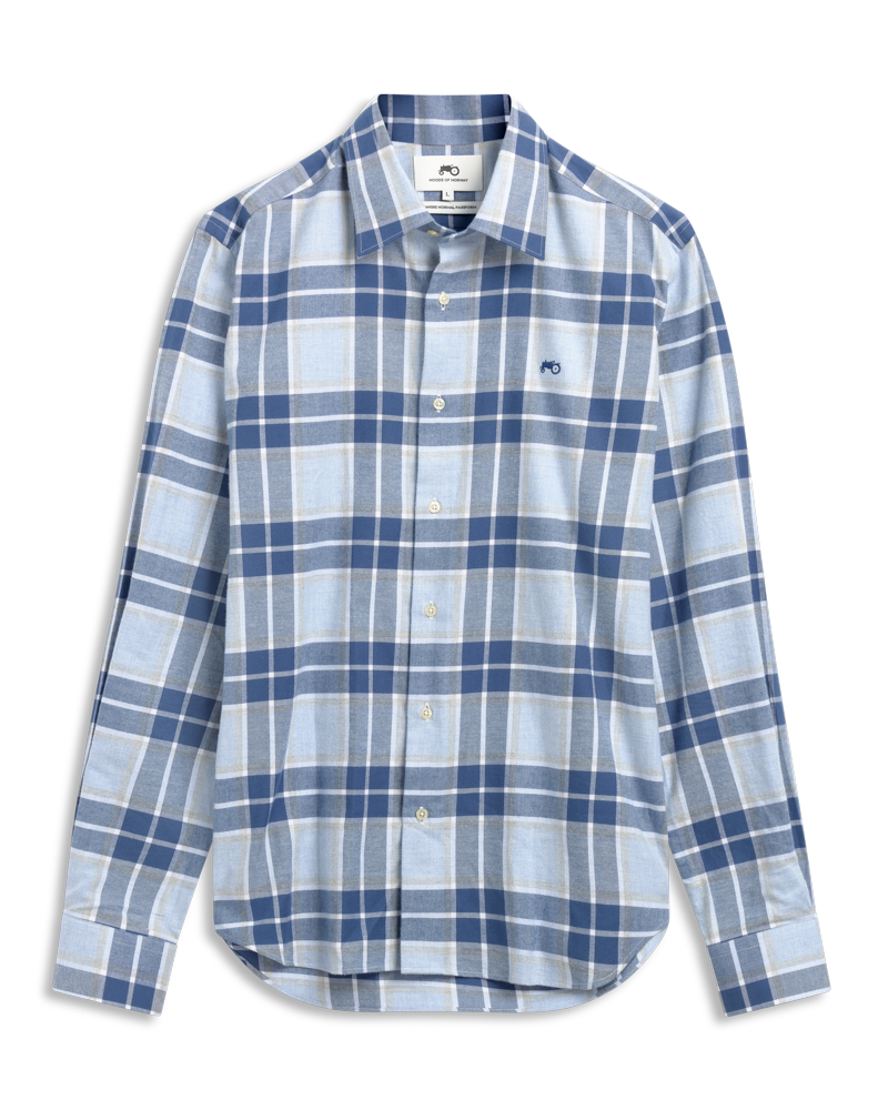 Big Check Blue Shirt