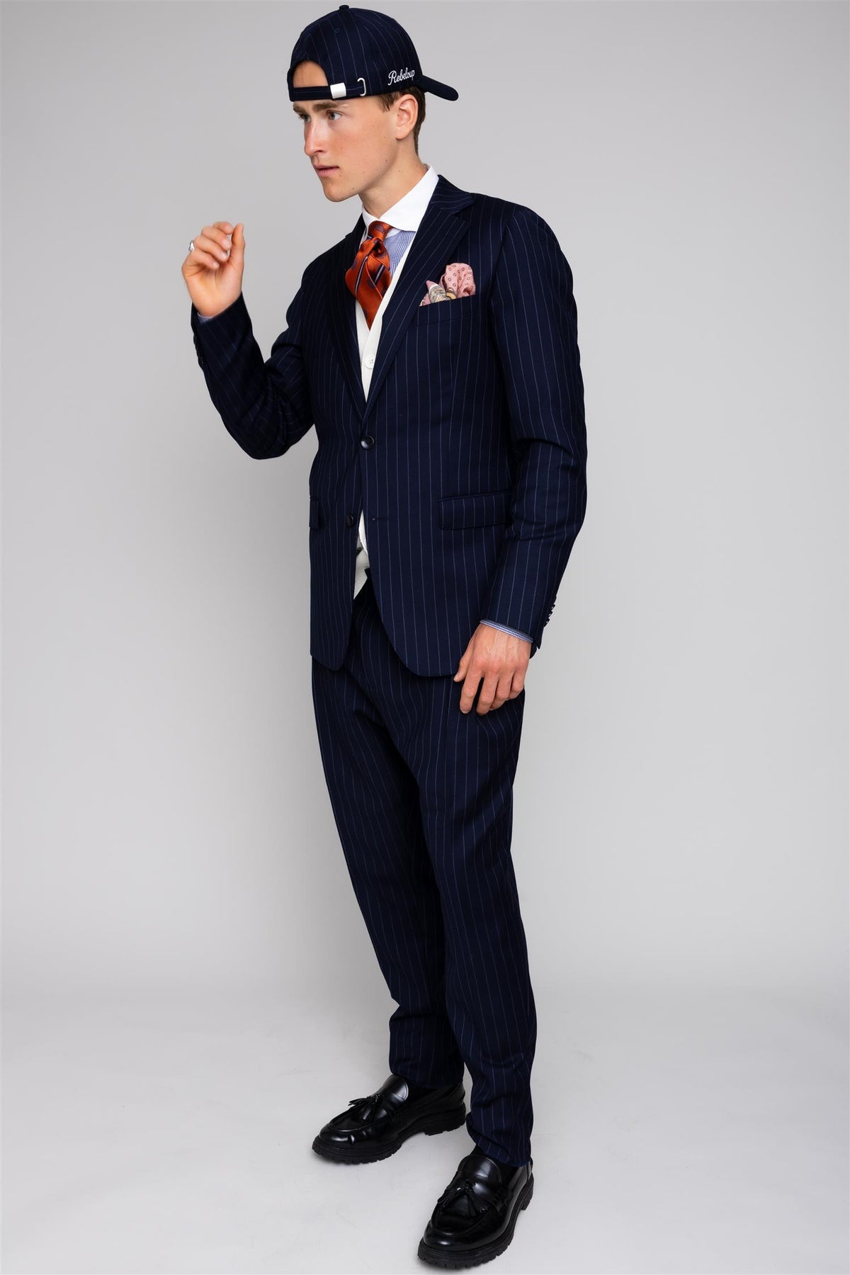 Lucas SB Blazer Navy Pinstripe
