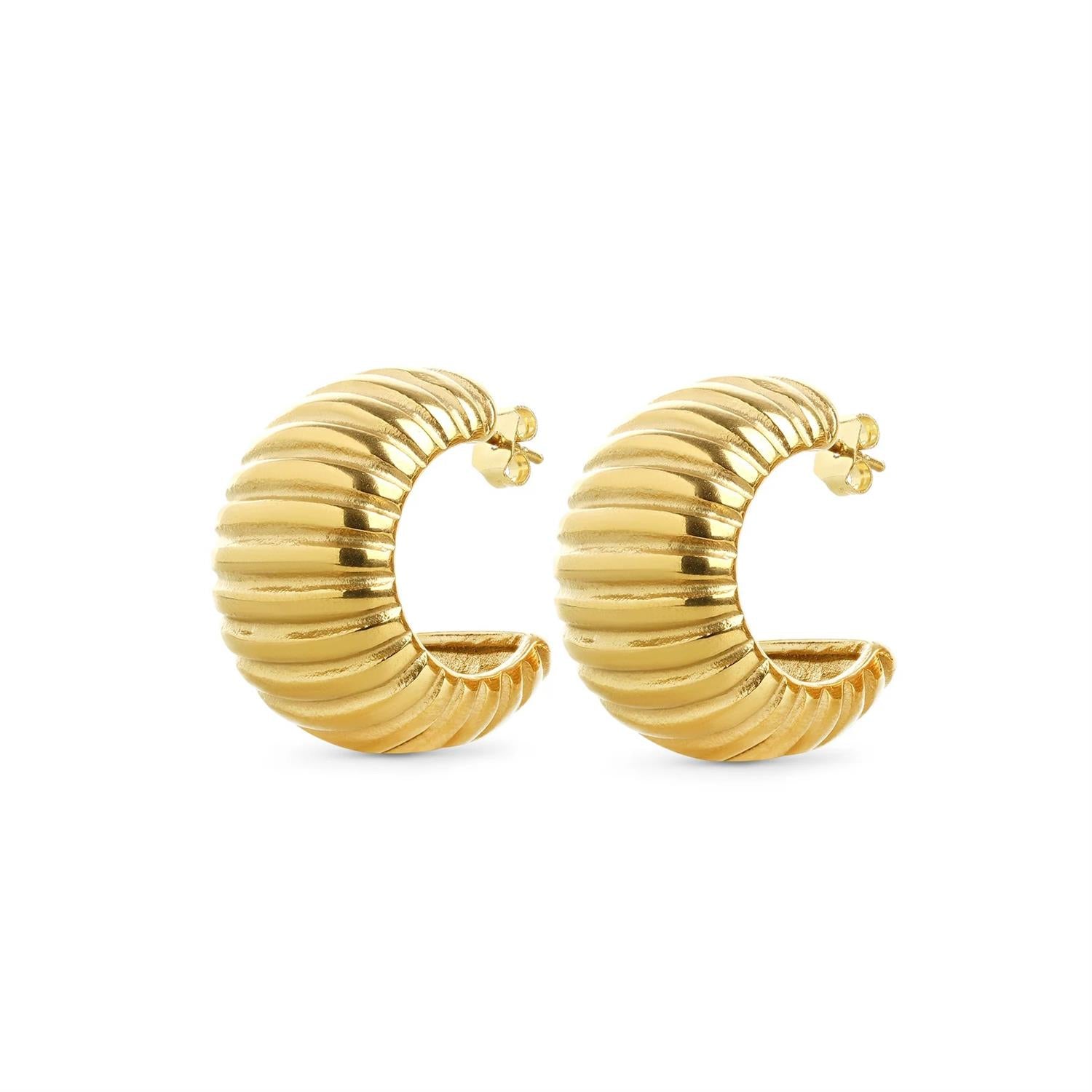 Alima chunky stud earring